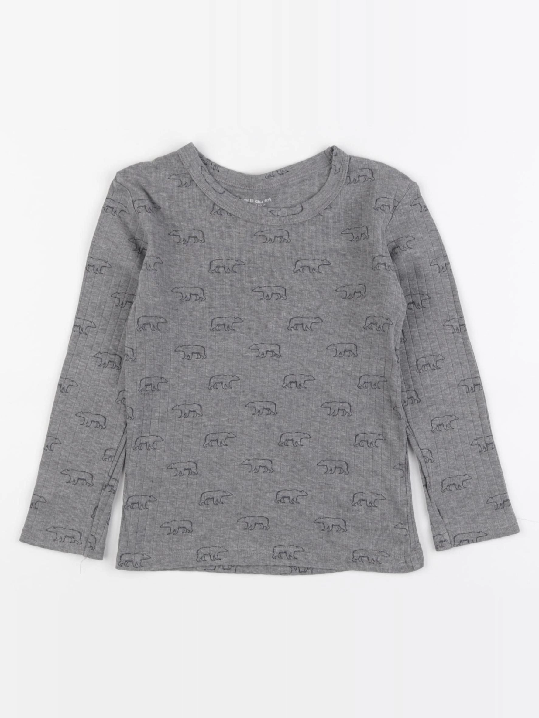 Vertbaudet - maillot de corps gris - 5 ans