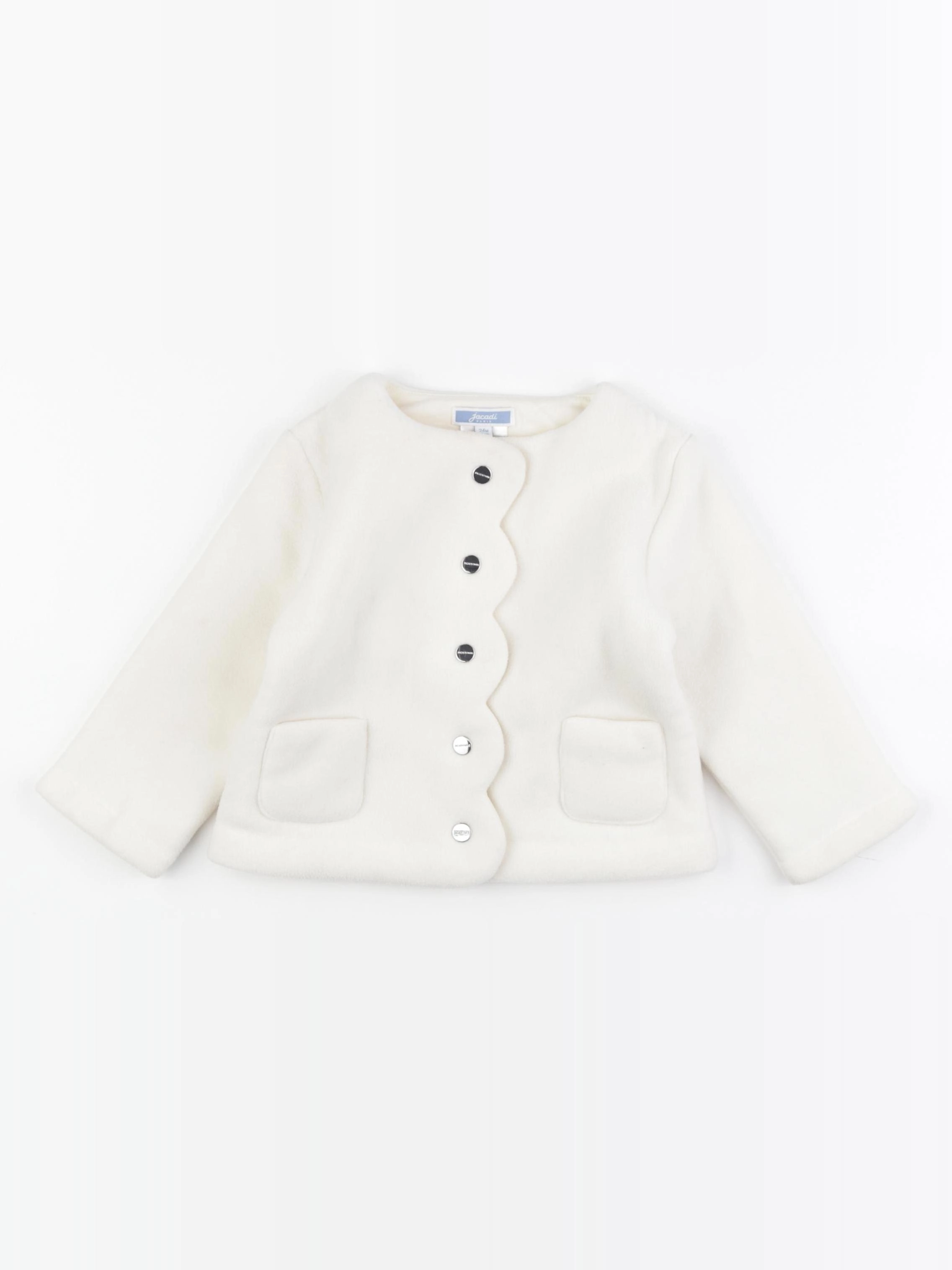 Jacadi - sweat blanc - 24 mois