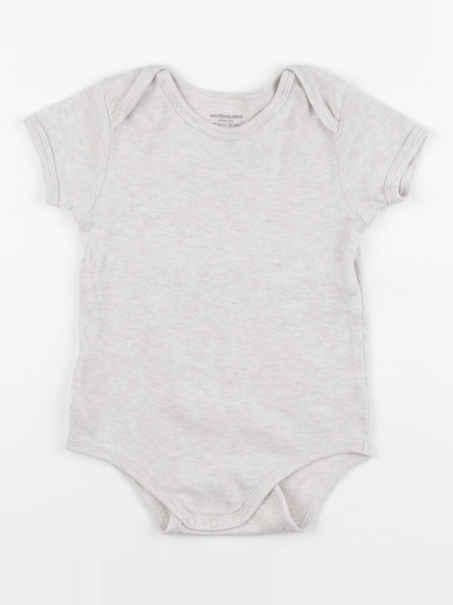 Vertbaudet - body beige - 36 mois