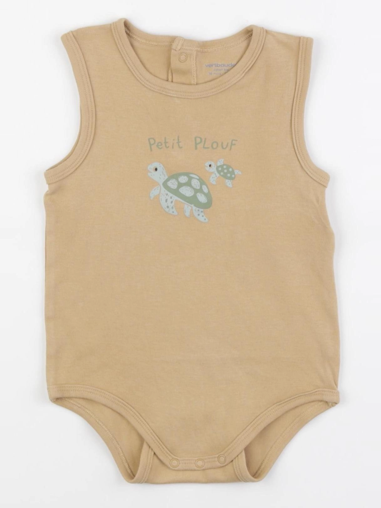 Vertbaudet - body marron - 36 mois