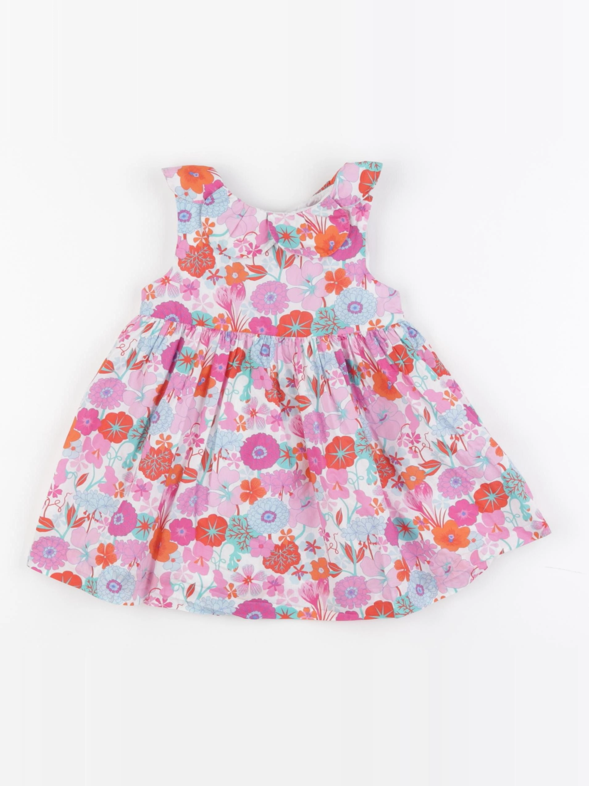 Jacadi - robe liberty multicolore - 12 mois