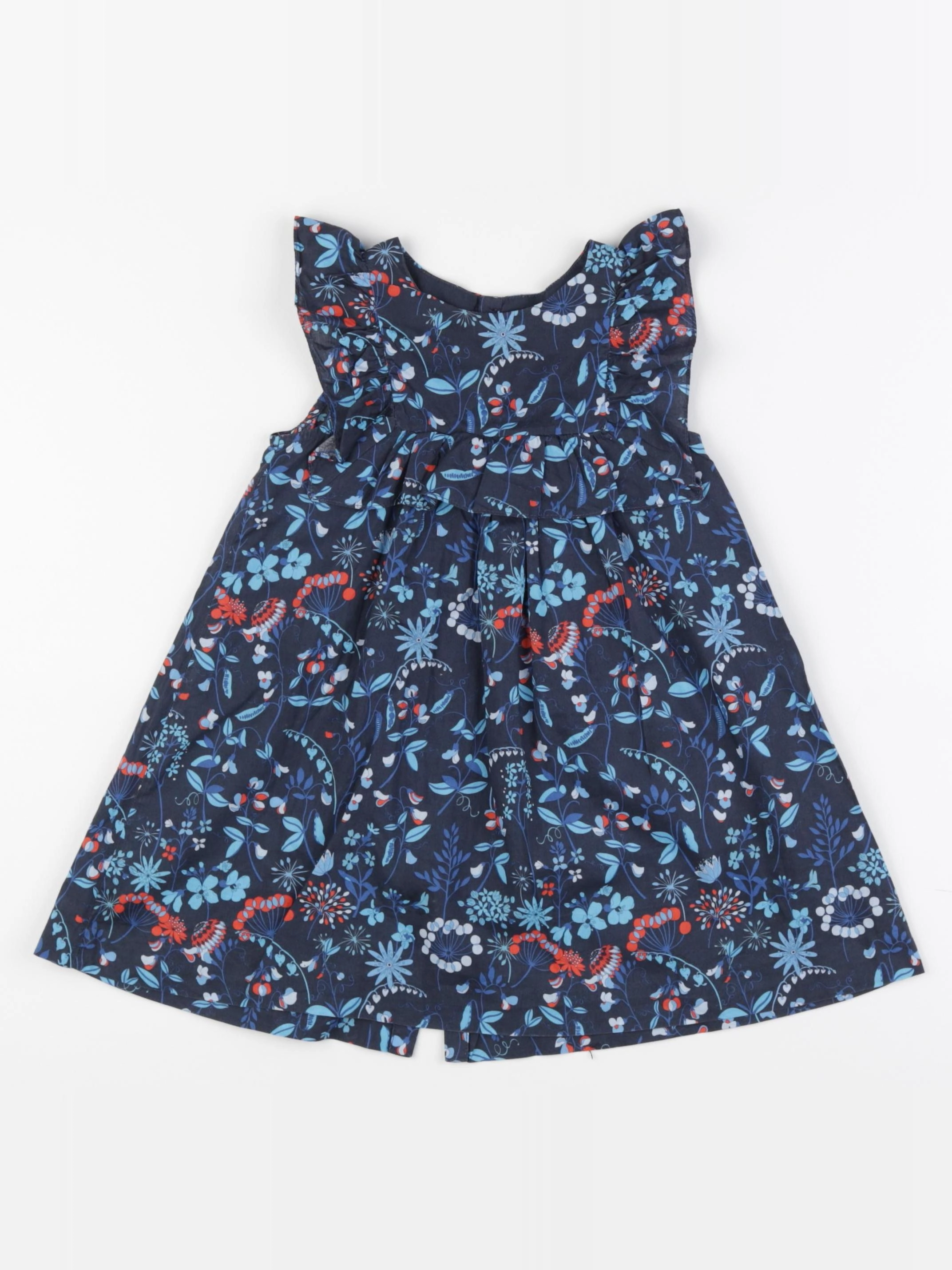 Jacadi - robe liberty bleu - 36 mois