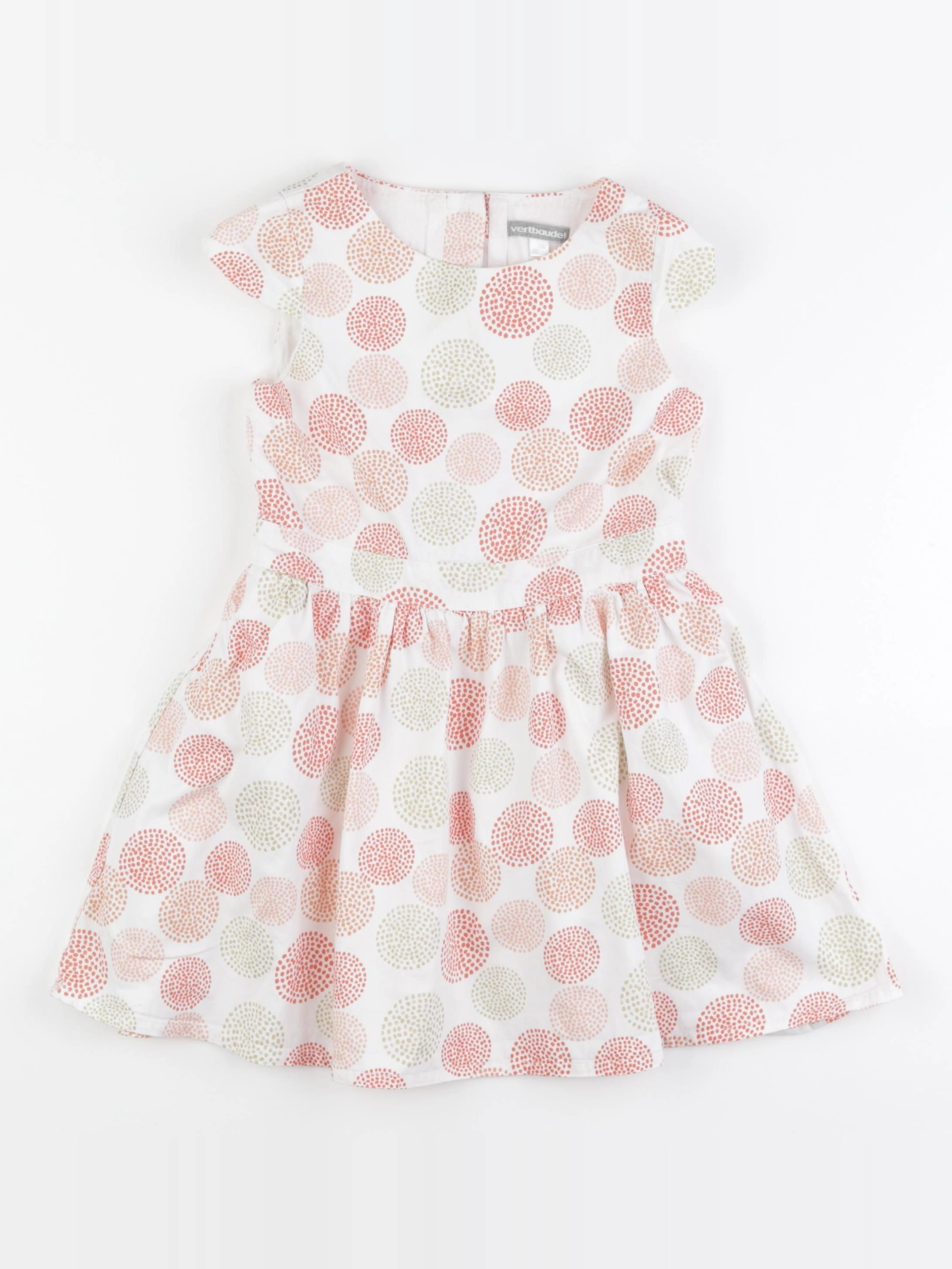 Vertbaudet - robe multicolore - 6 ans