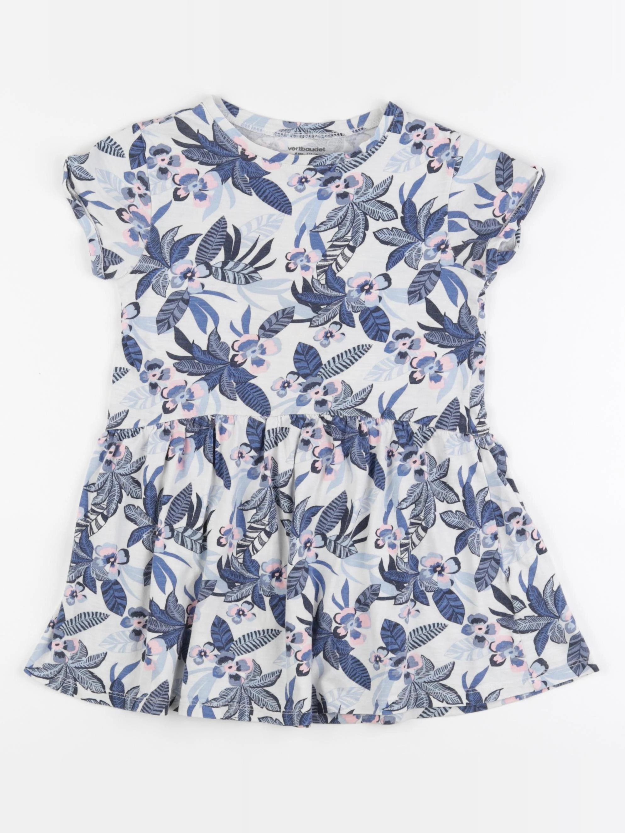 Vertbaudet - robe bleu - 6 ans