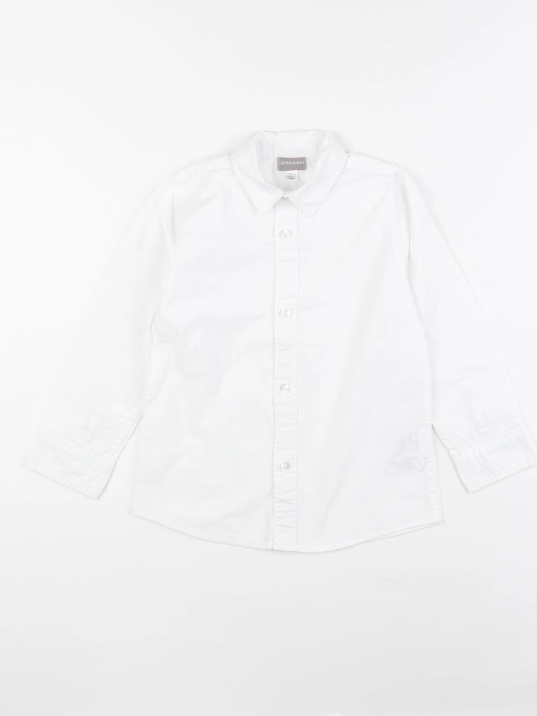 Vertbaudet - chemise blanc - 5 ans