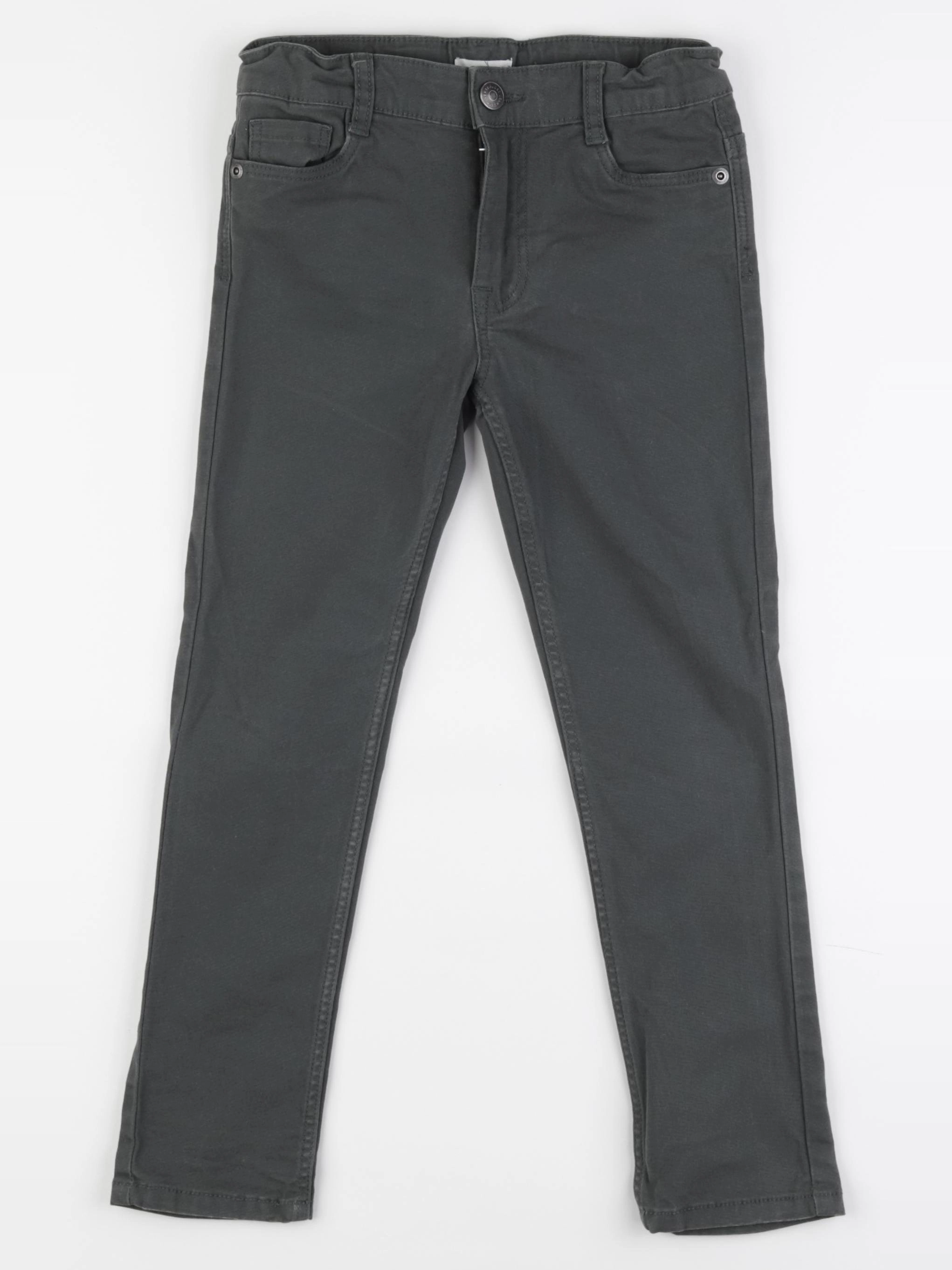 Vertbaudet - pantalon vert - 7 ans