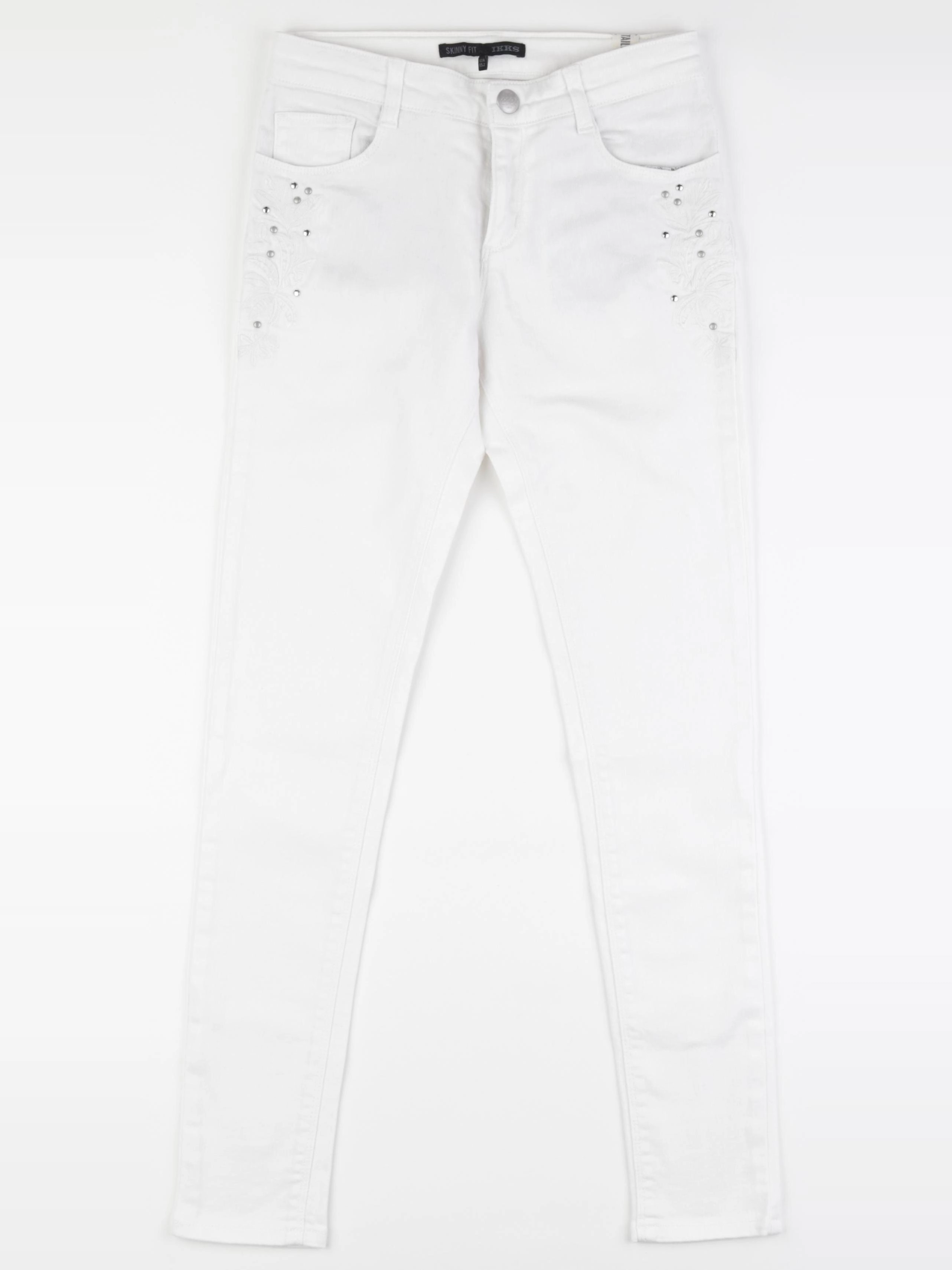 IKKS - jean blanc - 12 ans