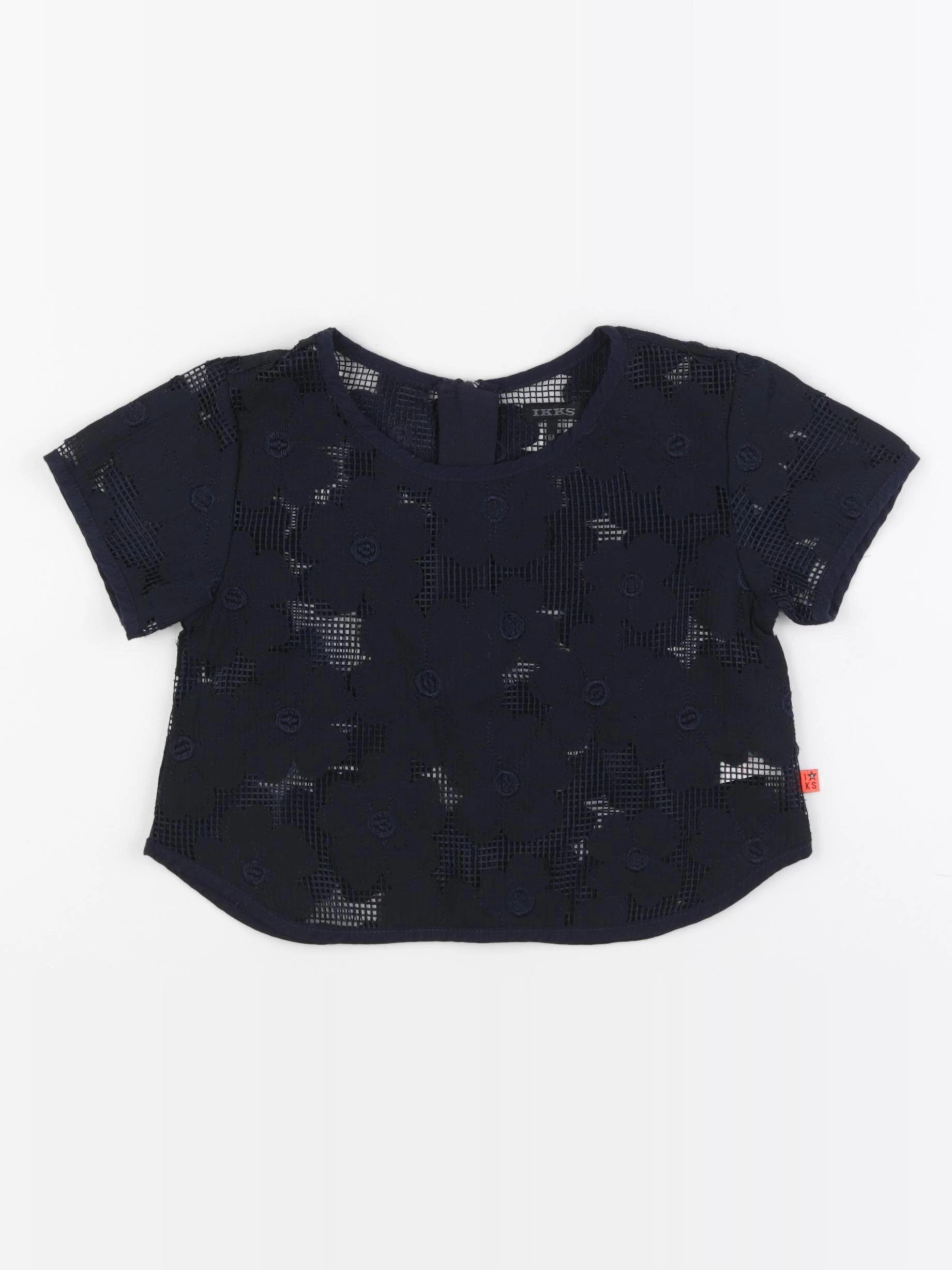 IKKS - blouse bleu - 6 ans