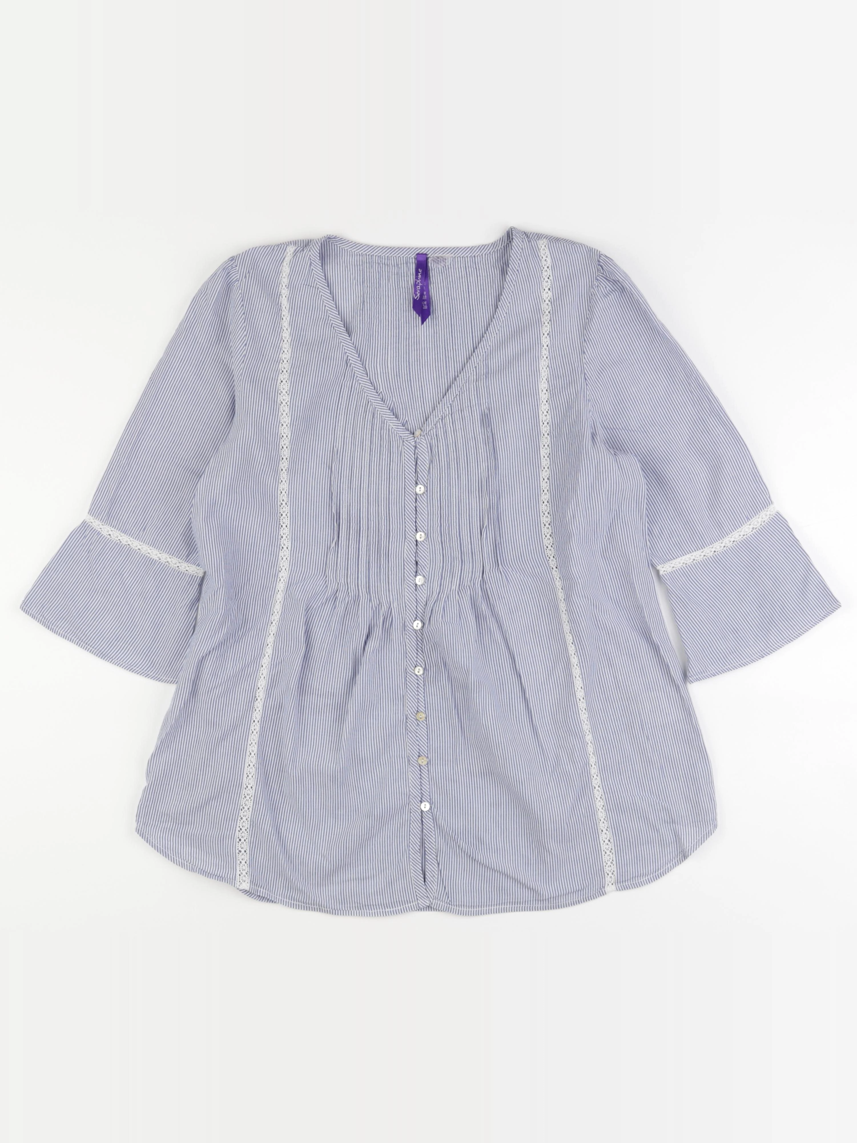 Seraphine - blouse grossesse bleu - 38