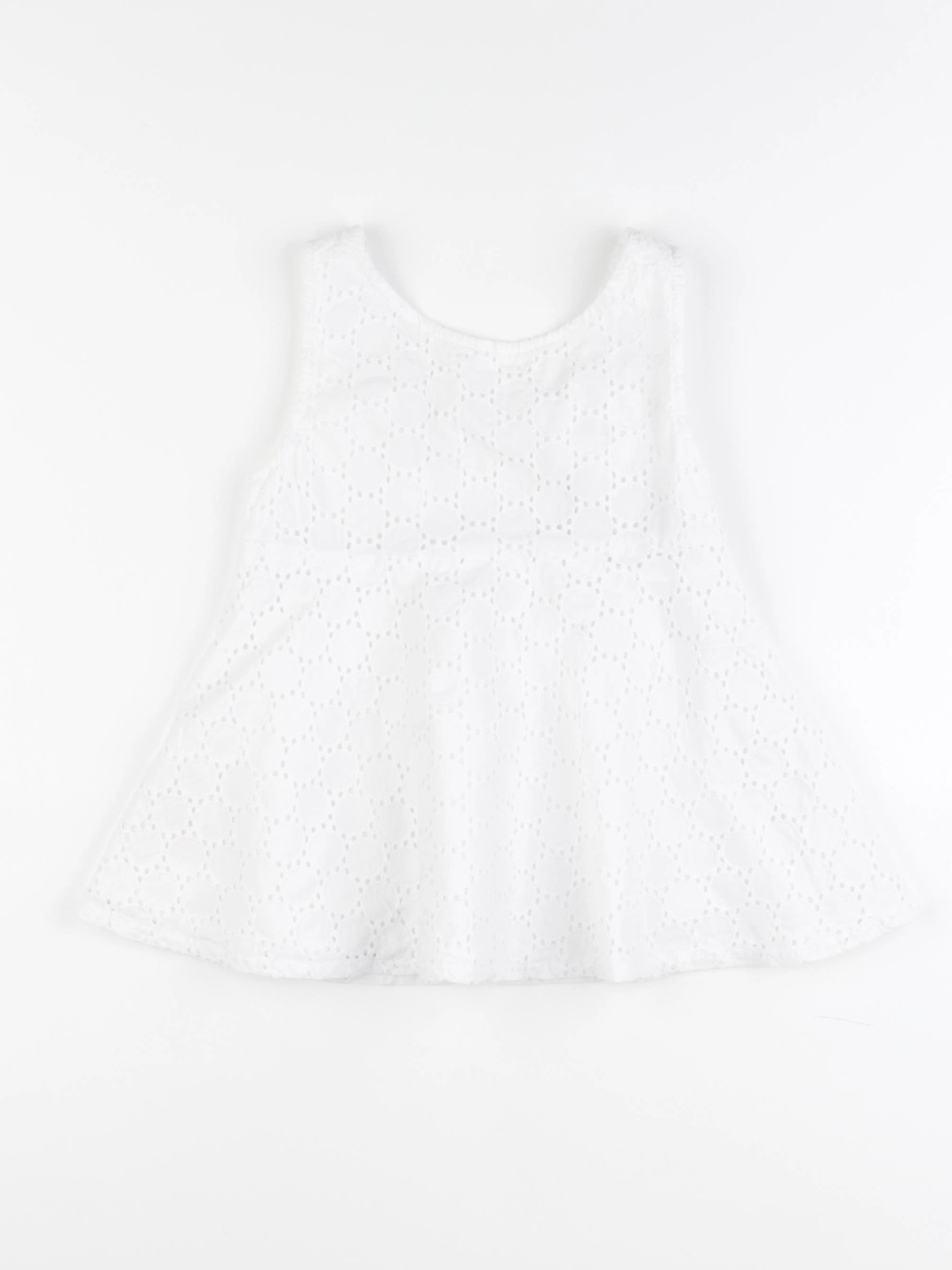 Okaidi - blouse blanc - 8 ans