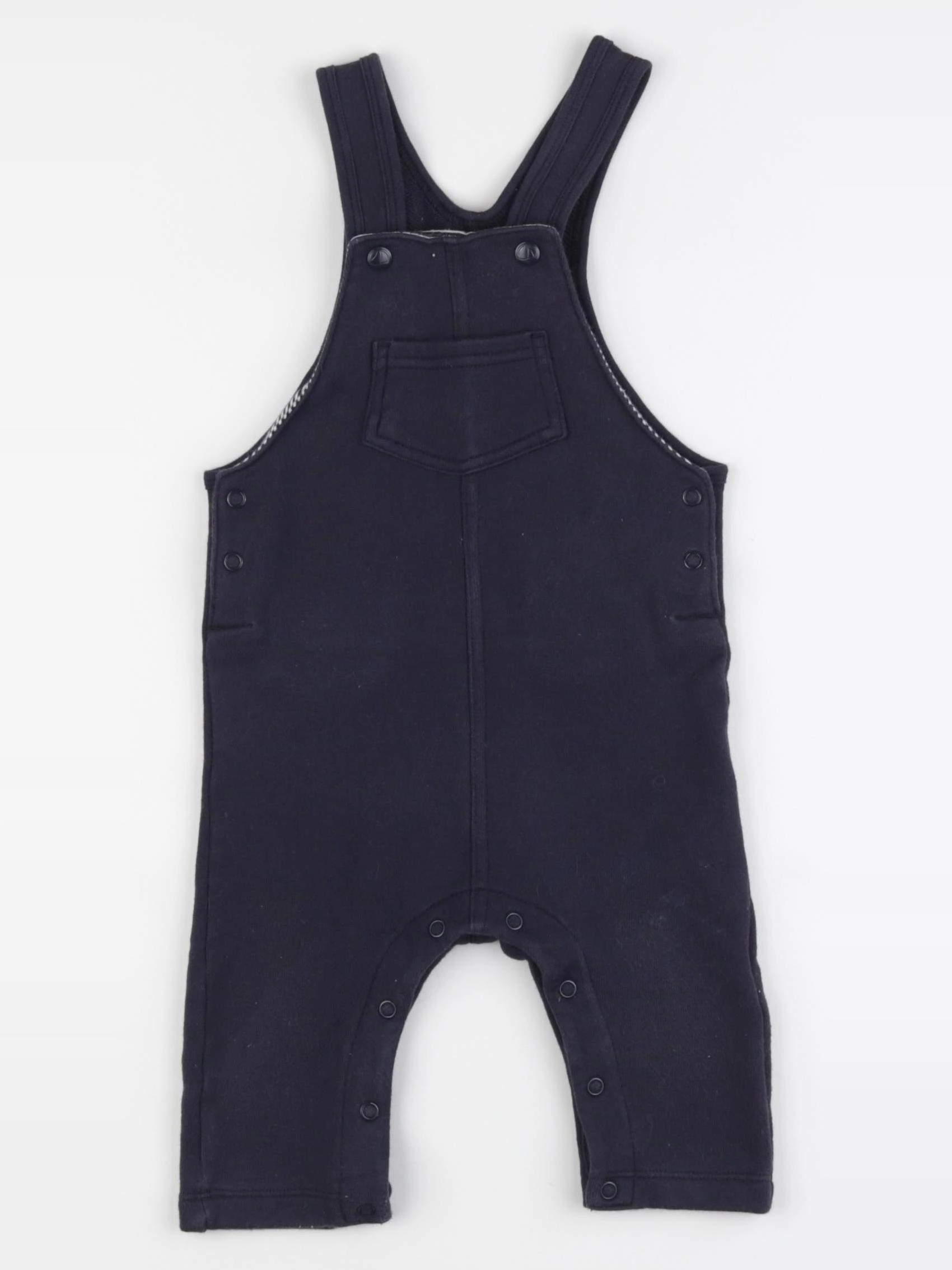 Petit Bateau - salopette bleu - 6 mois