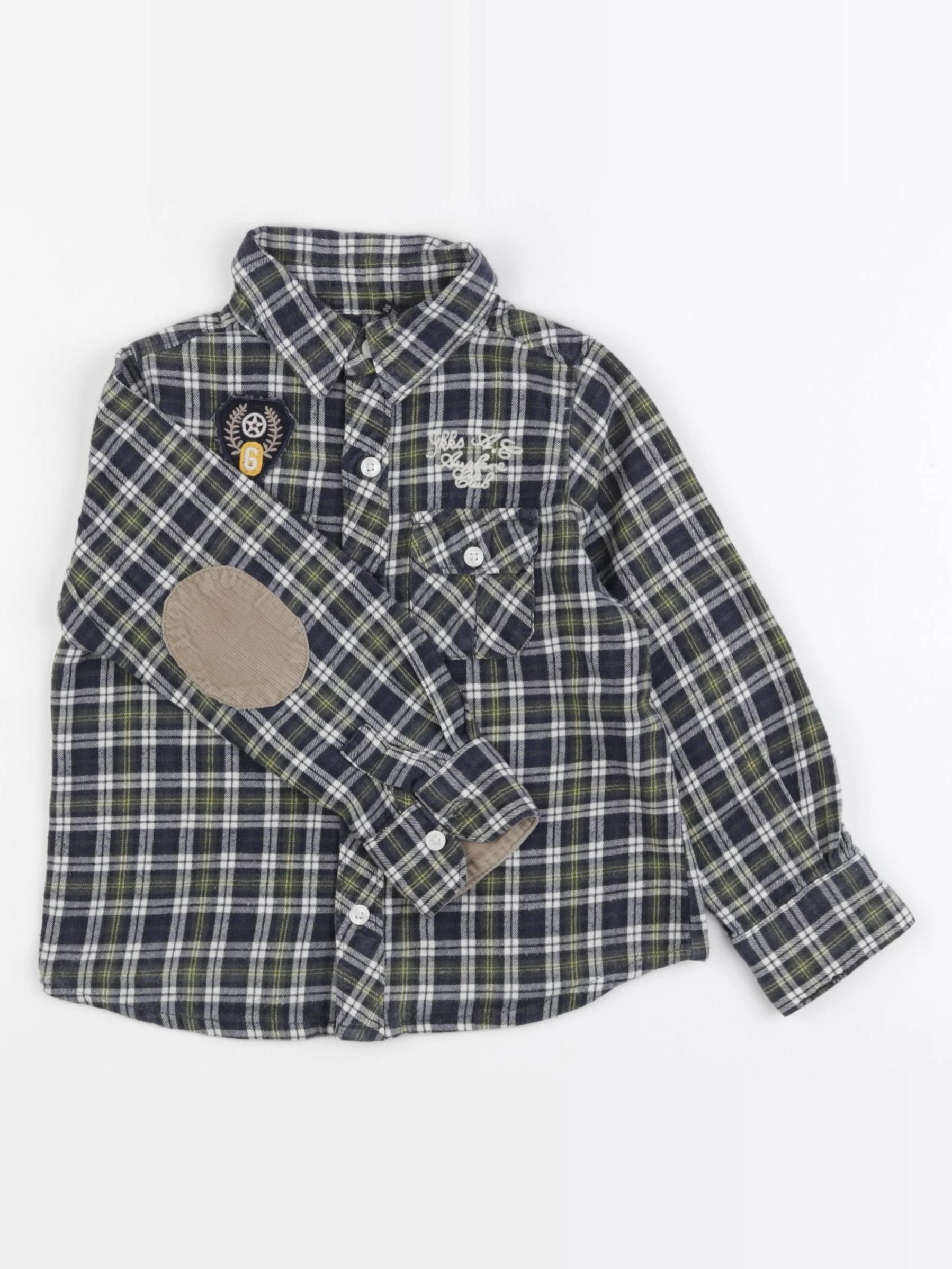 IKKS - chemise imprimé au dos vert - 3 ans