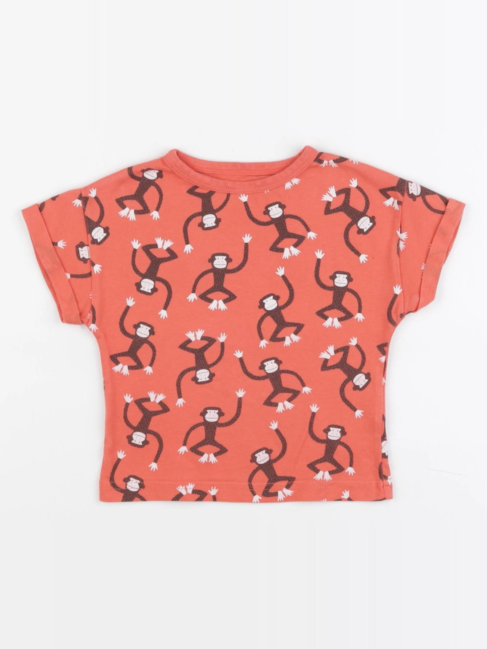 Vertbaudet - tee-shirt orange - 2 ans