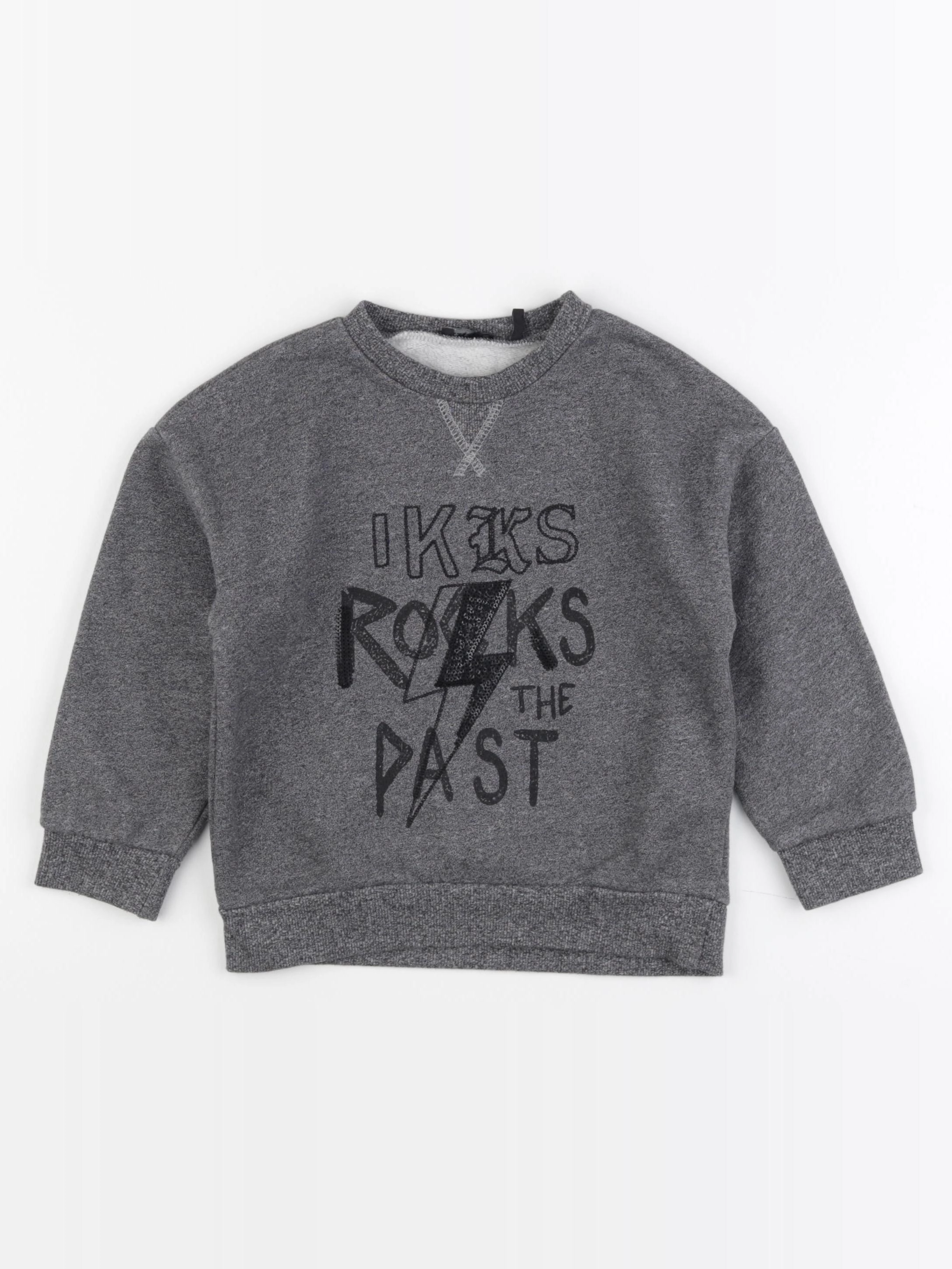 IKKS - sweat gris - 3 ans