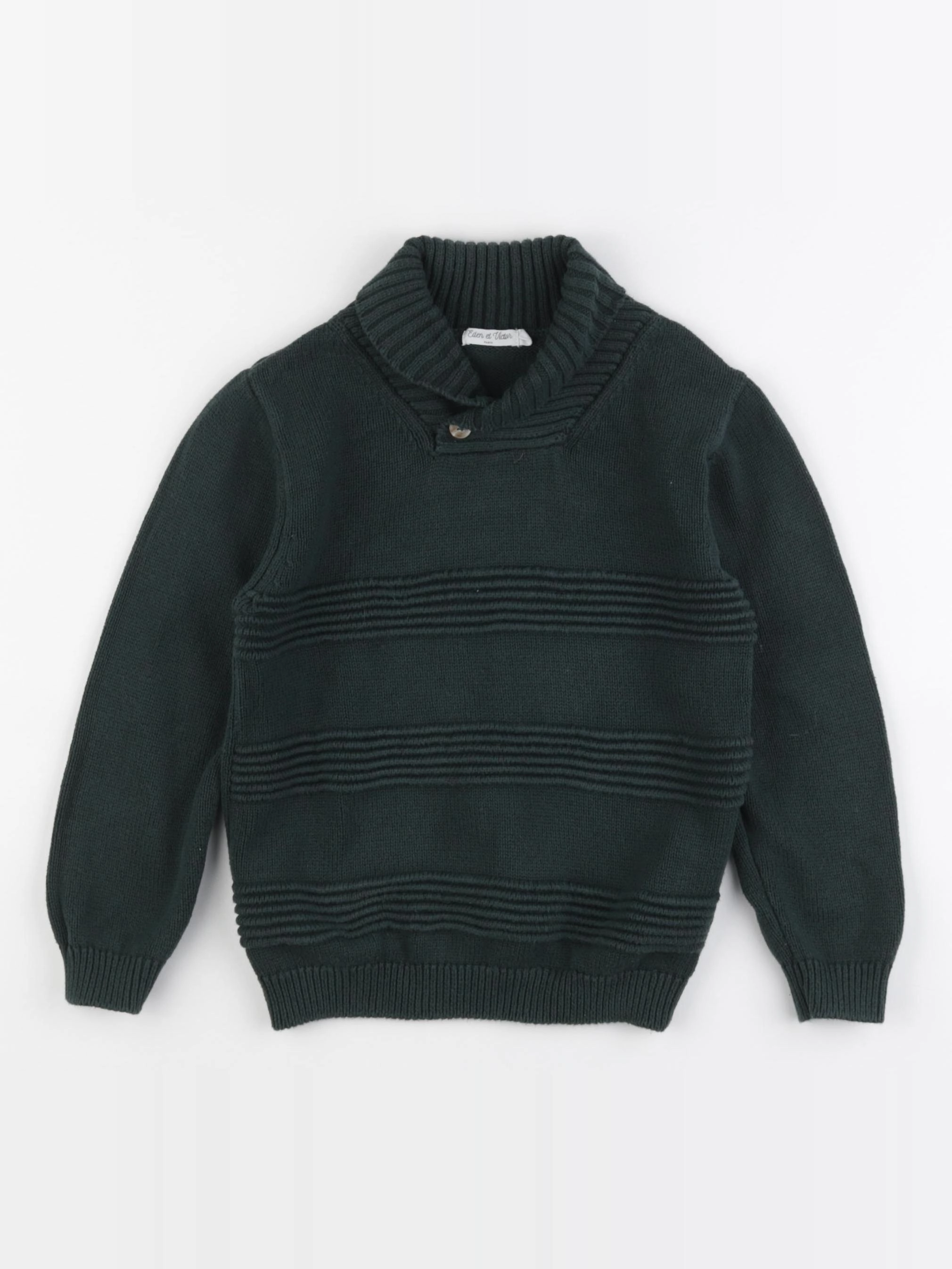 Eden & Victor - pull vert - 5 ans