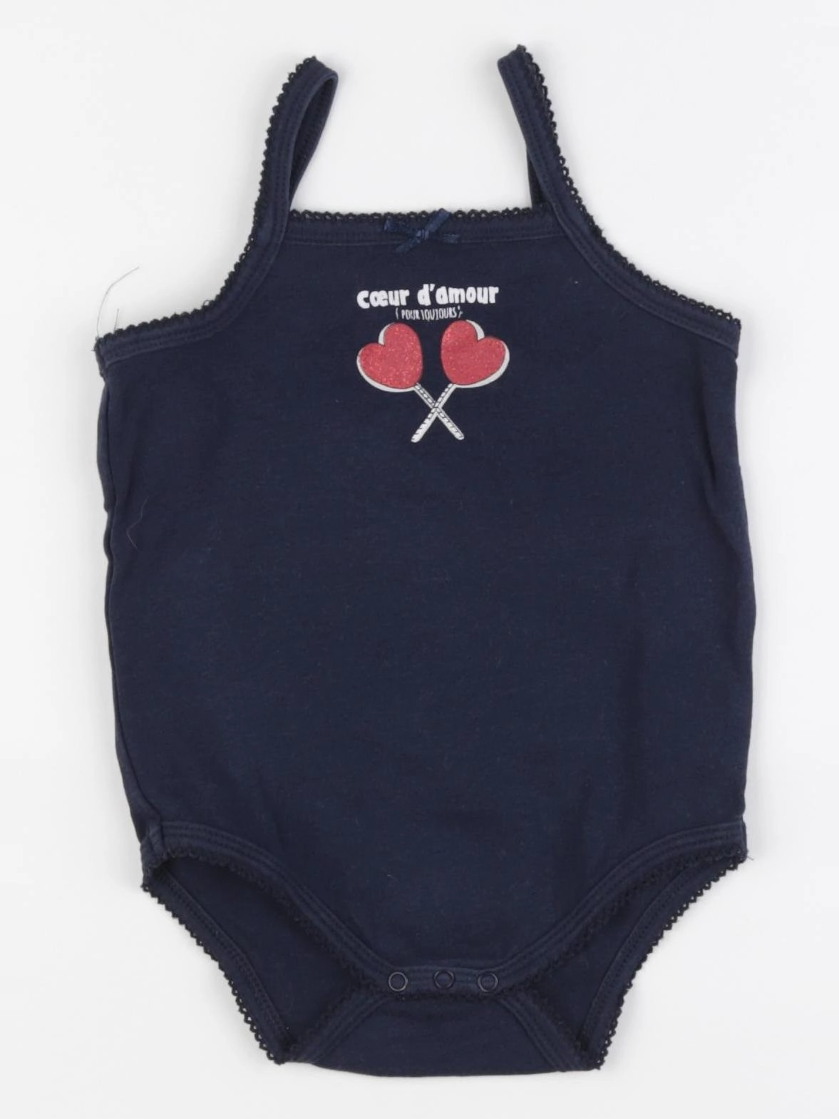 Vertbaudet - body bleu - 2 ans