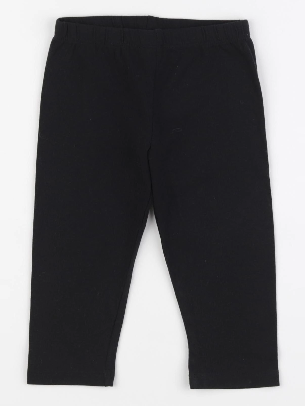 H&M - legging court noir - 3/4 ans