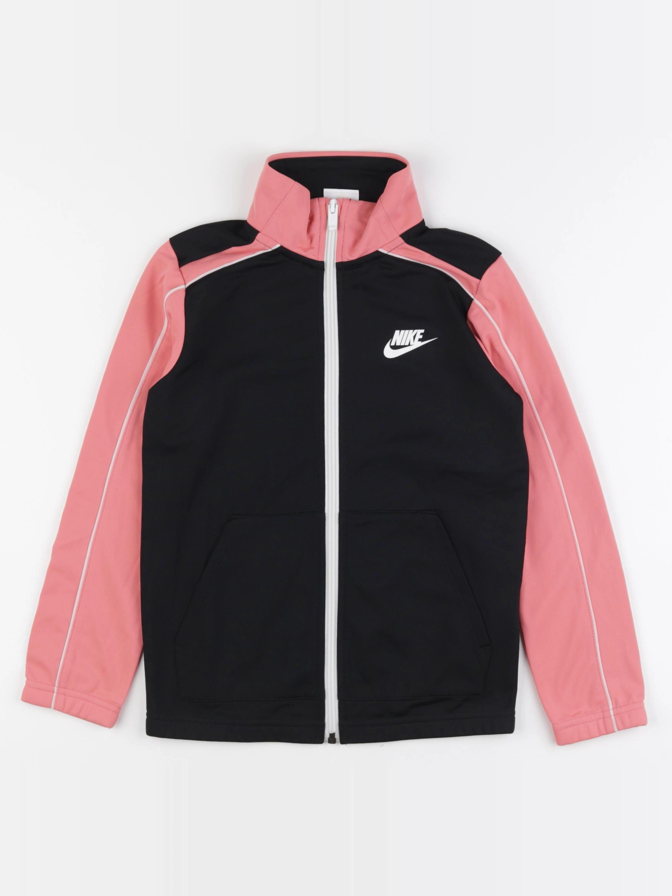 Nike - sweat noir, rose - 7/8 ans