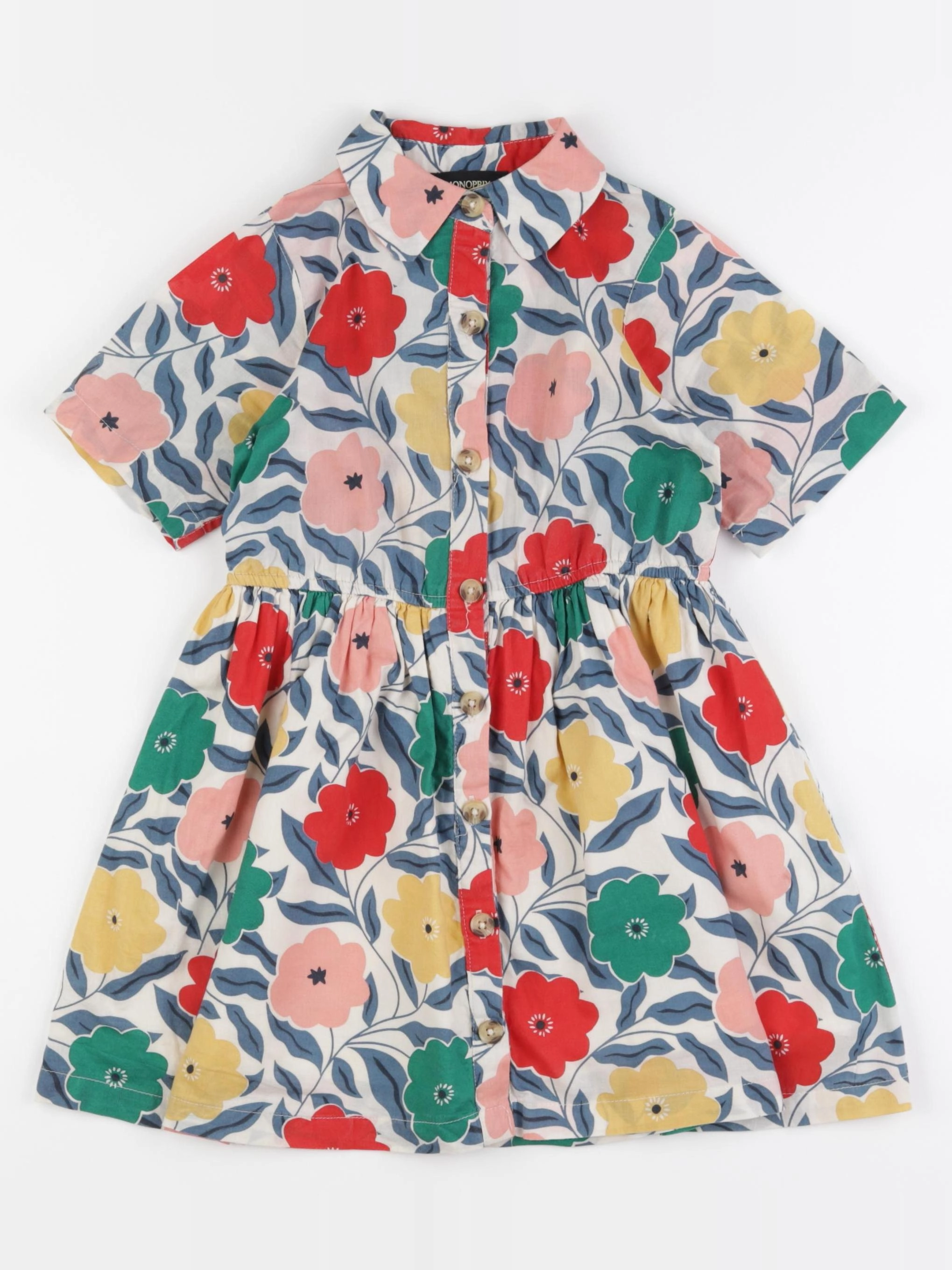 Monoprix - robe multicolore - 5 ans