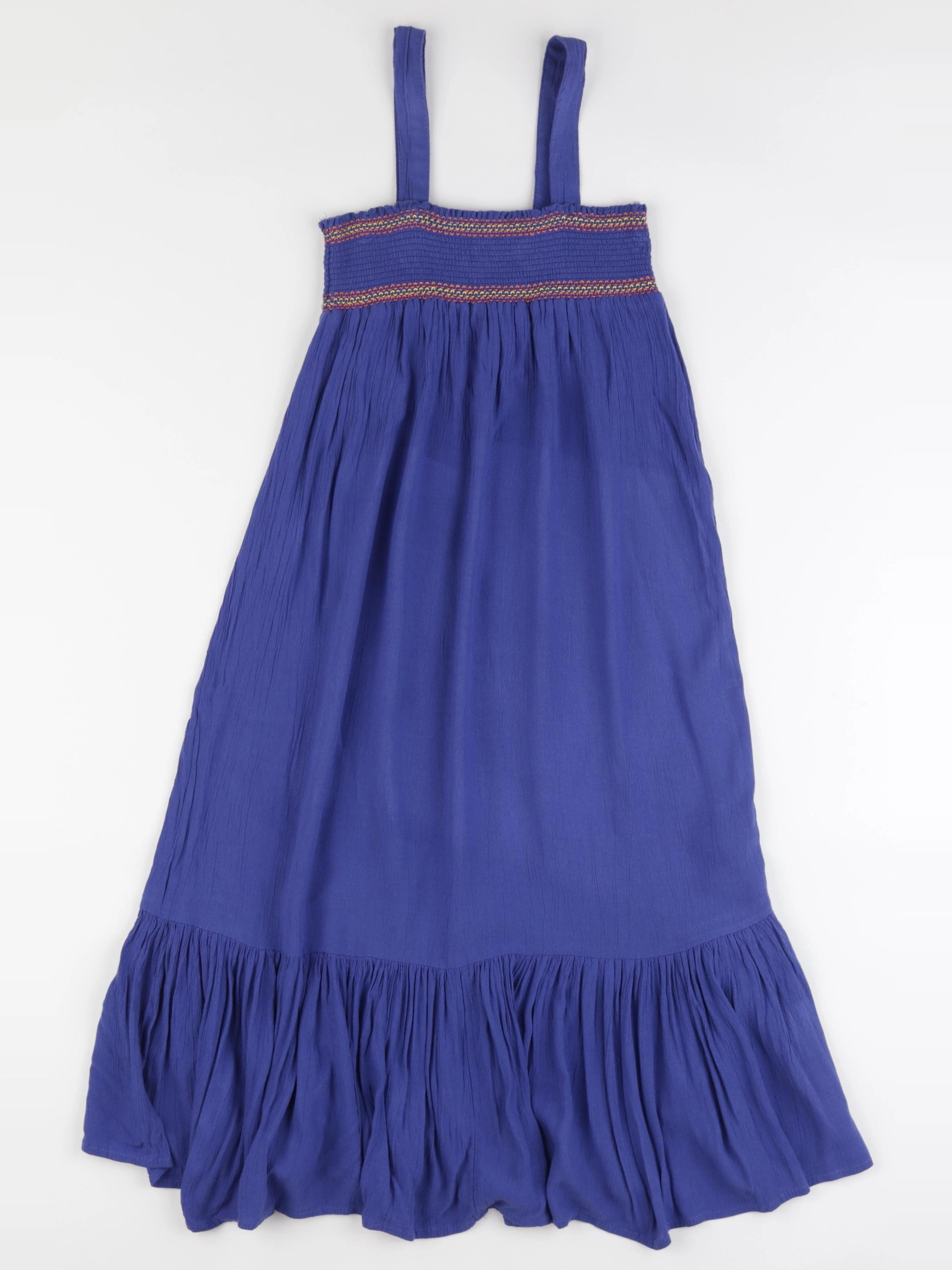 Monoprix - robe bleu - 8 ans