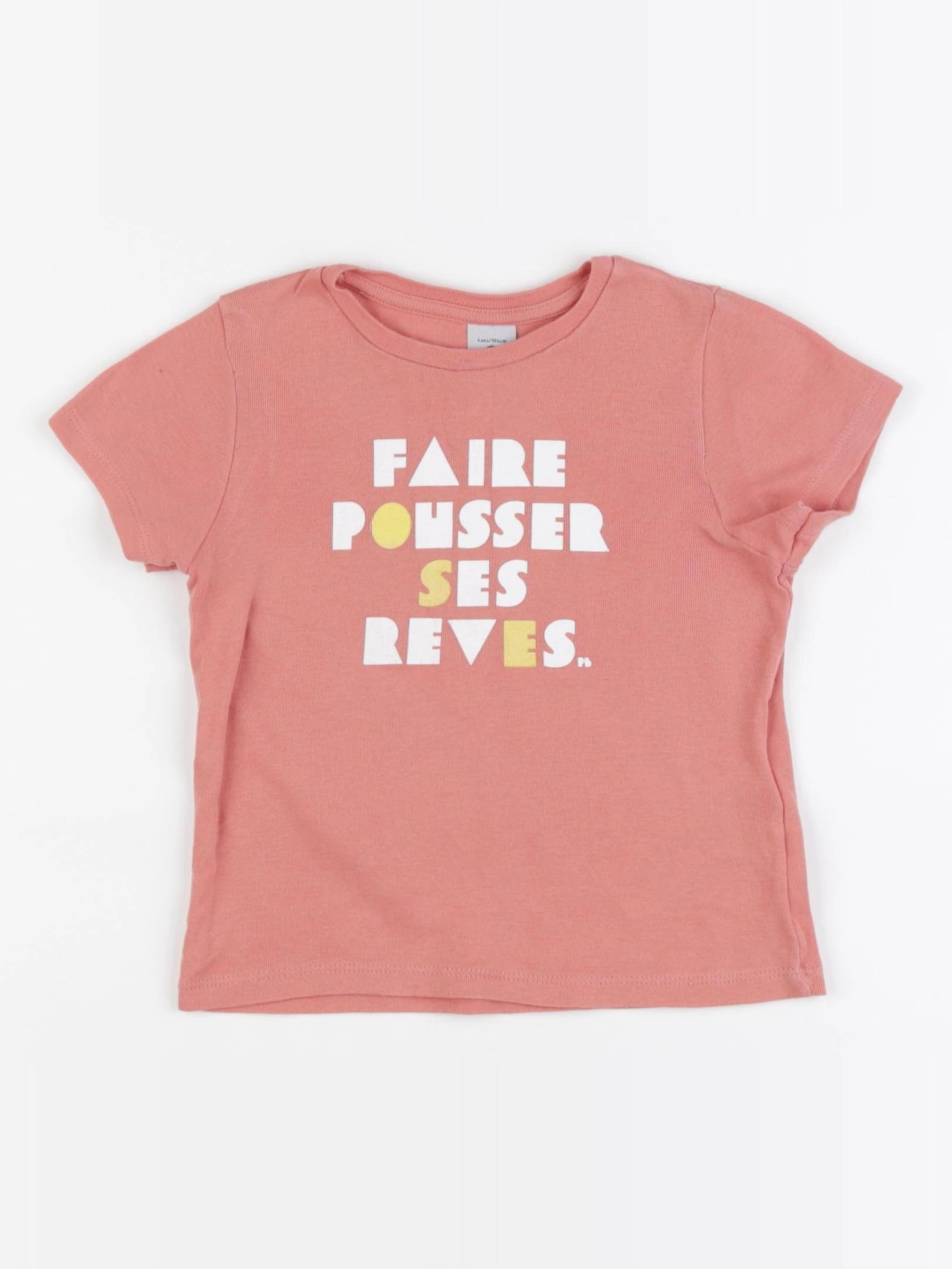 Petit Bateau - tee-shirt rose - 4 ans