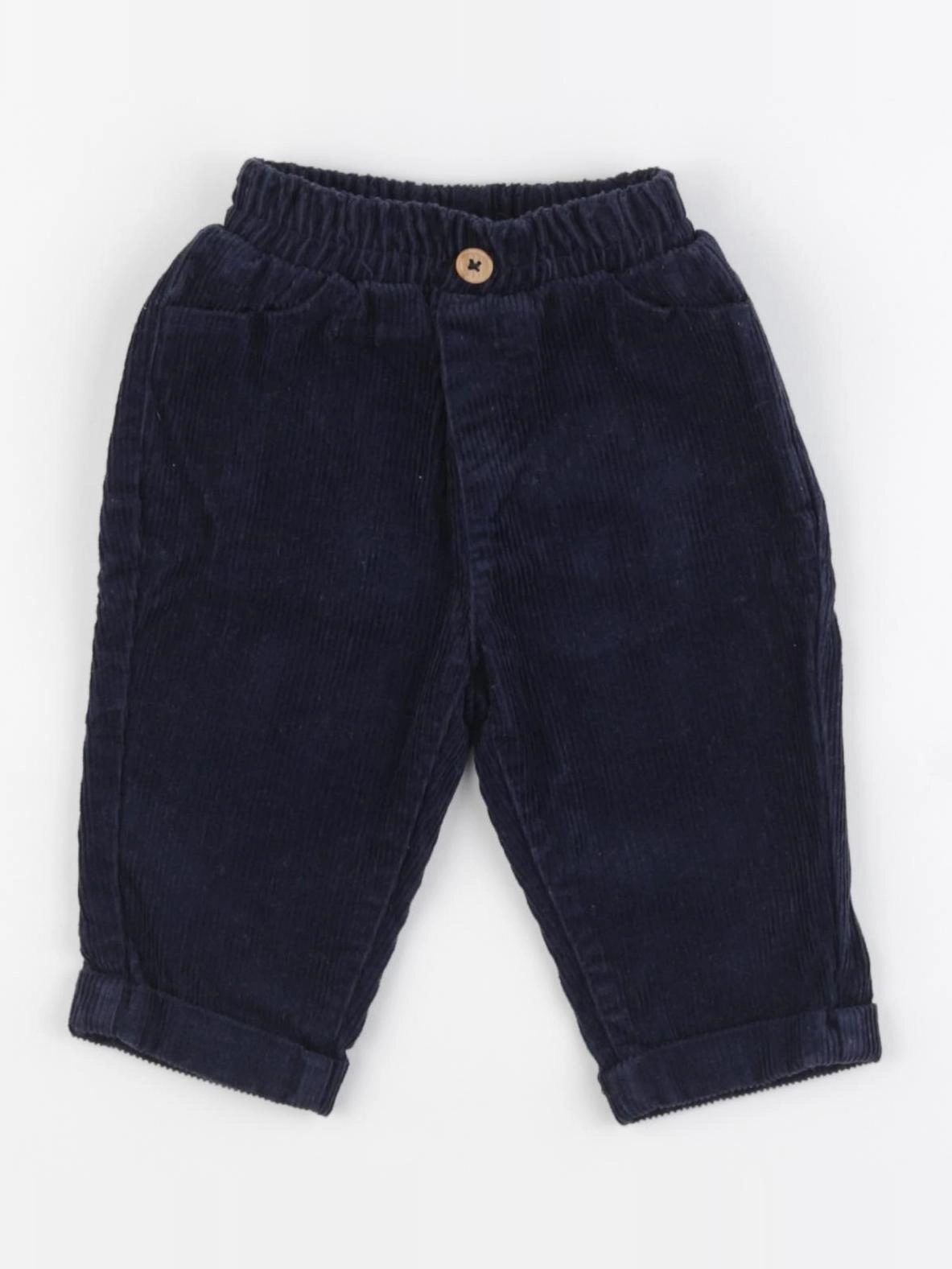 Vertbaudet - pantalon bleu - 3 mois