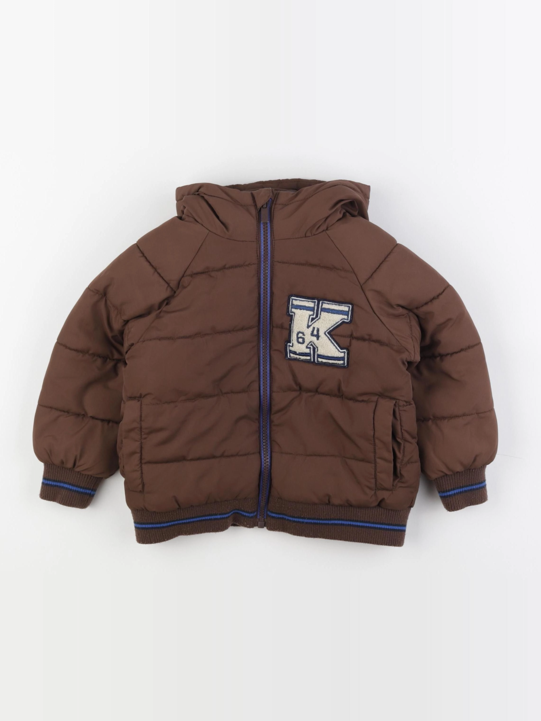 Vertbaudet - doudoune marron - 3 ans