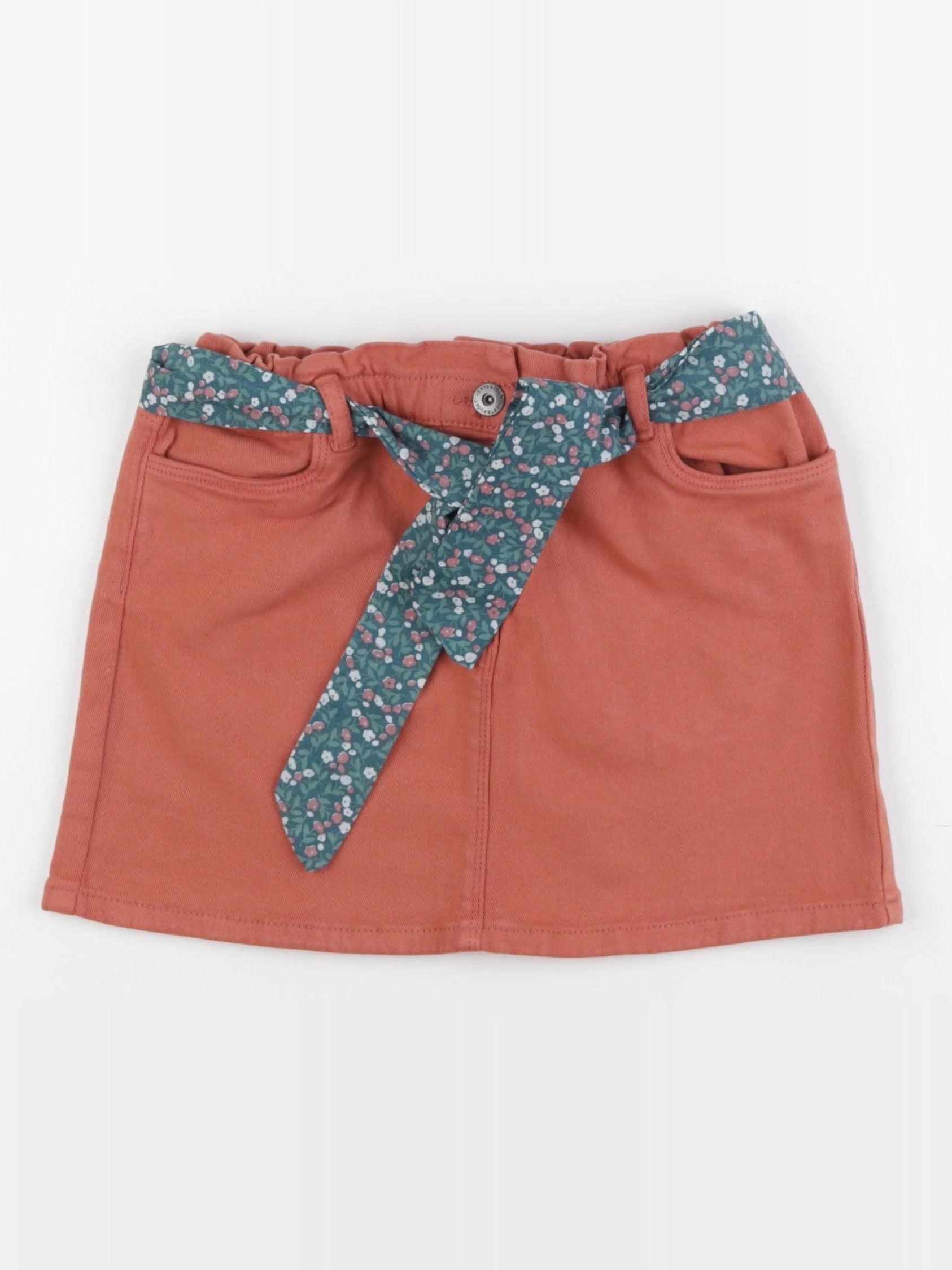 Vertbaudet - jupe orange - 8 ans