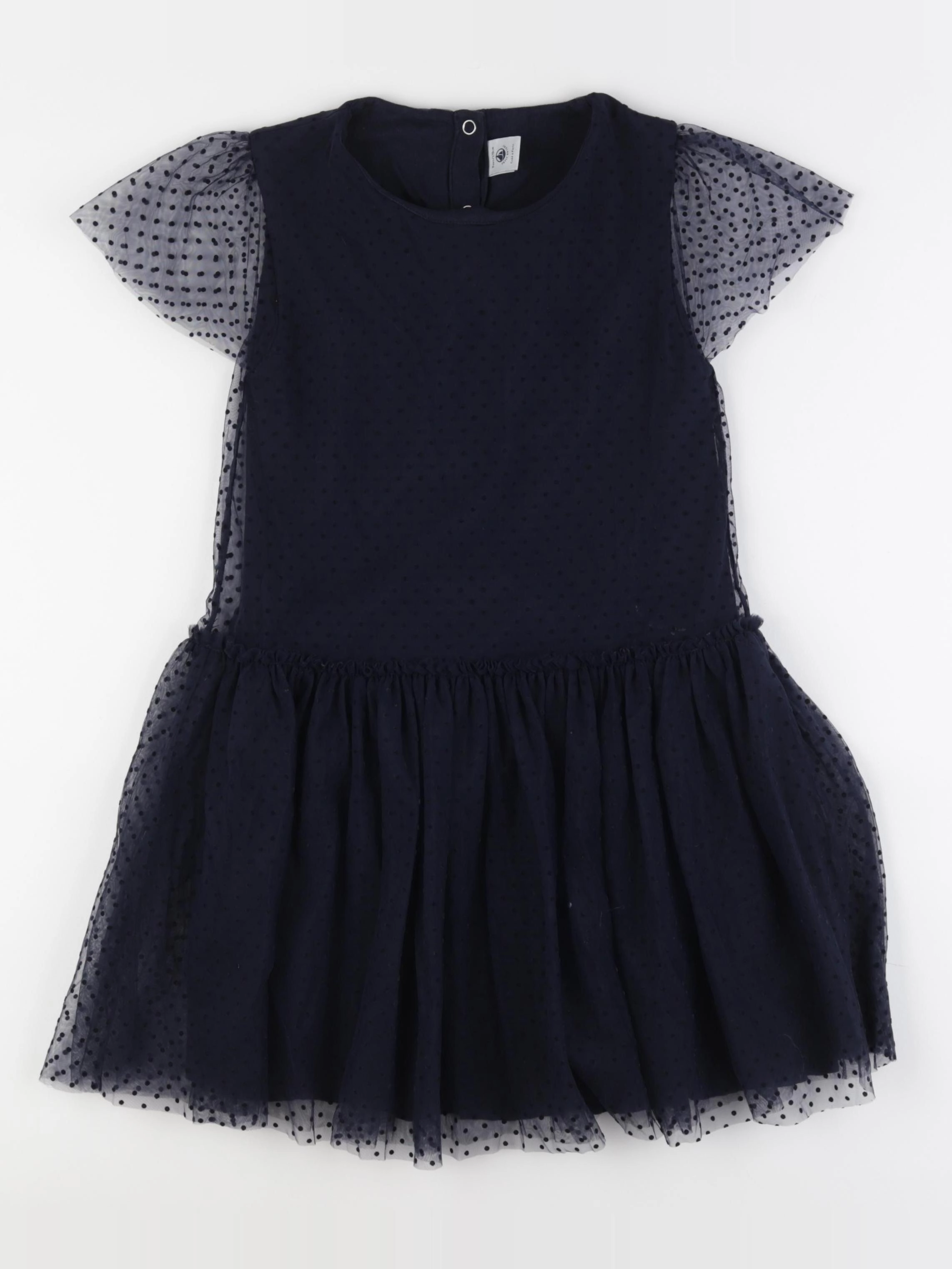 Petit Bateau - robe bleu - 8 ans