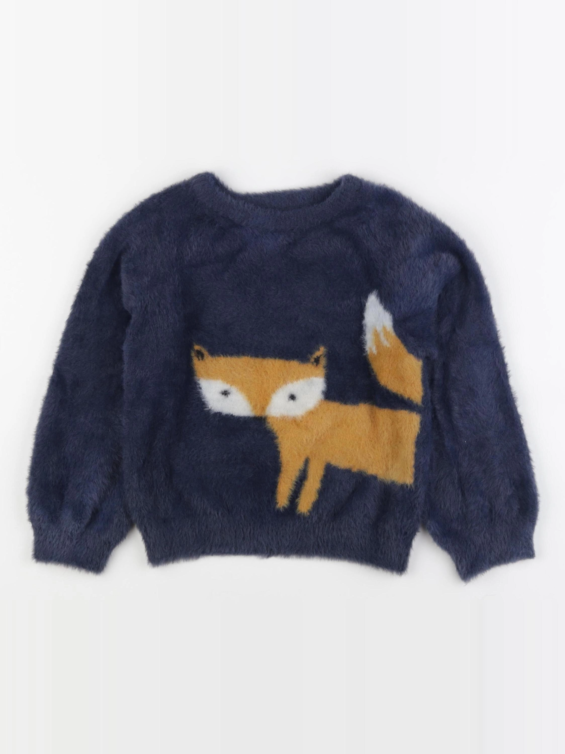 Monoprix - pull bleu - 8 ans