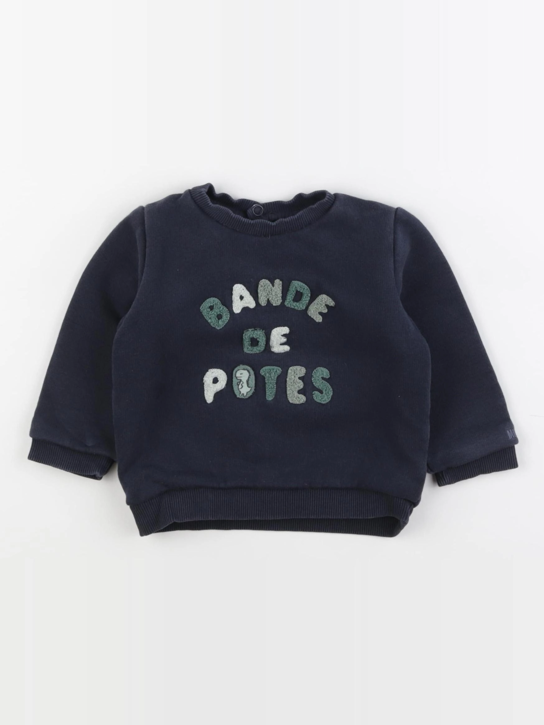 Tape à l'oeil - sweat bleu - 18 mois