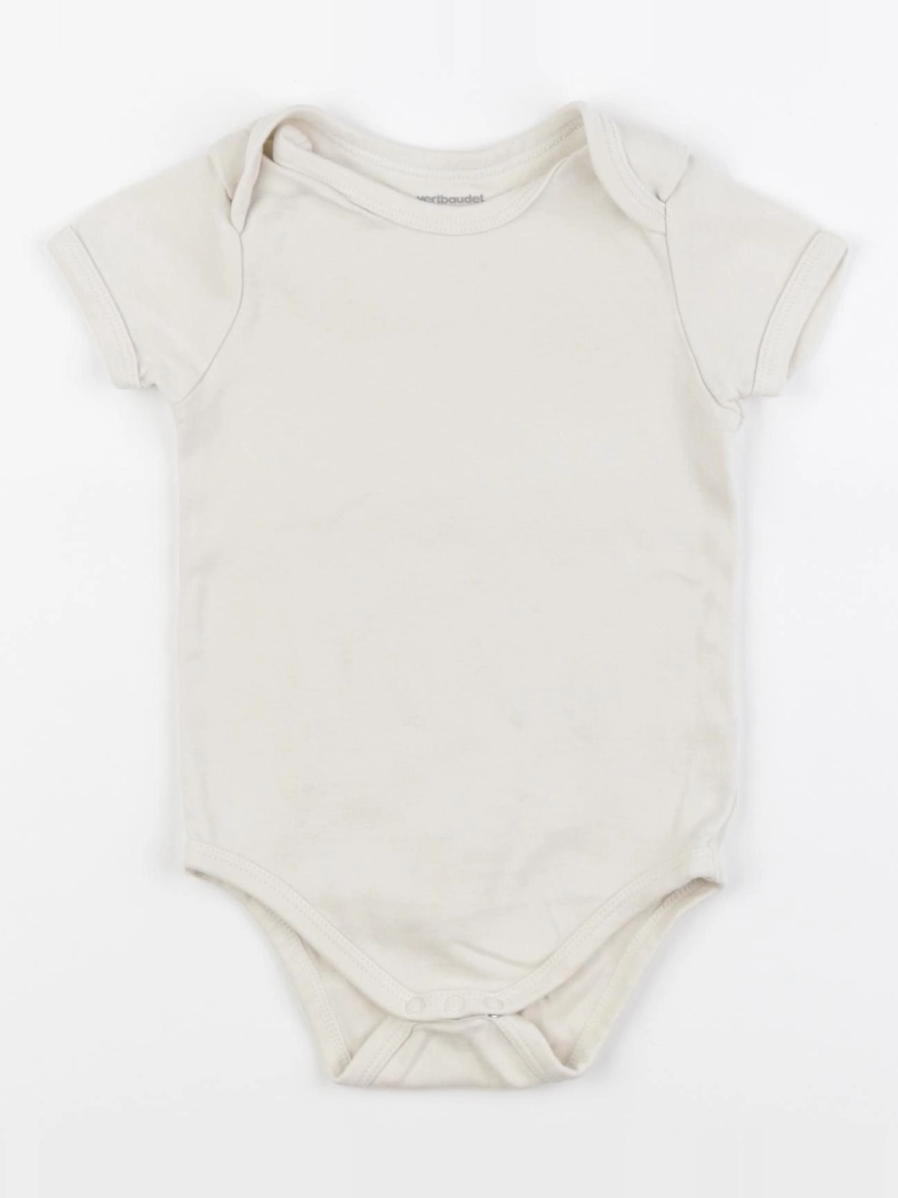 Vertbaudet - body beige - 18 mois