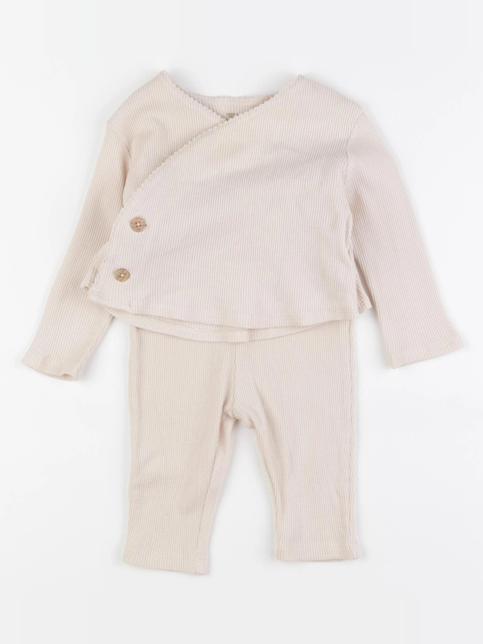 Tape à l'oeil - ensemble beige - 6 mois