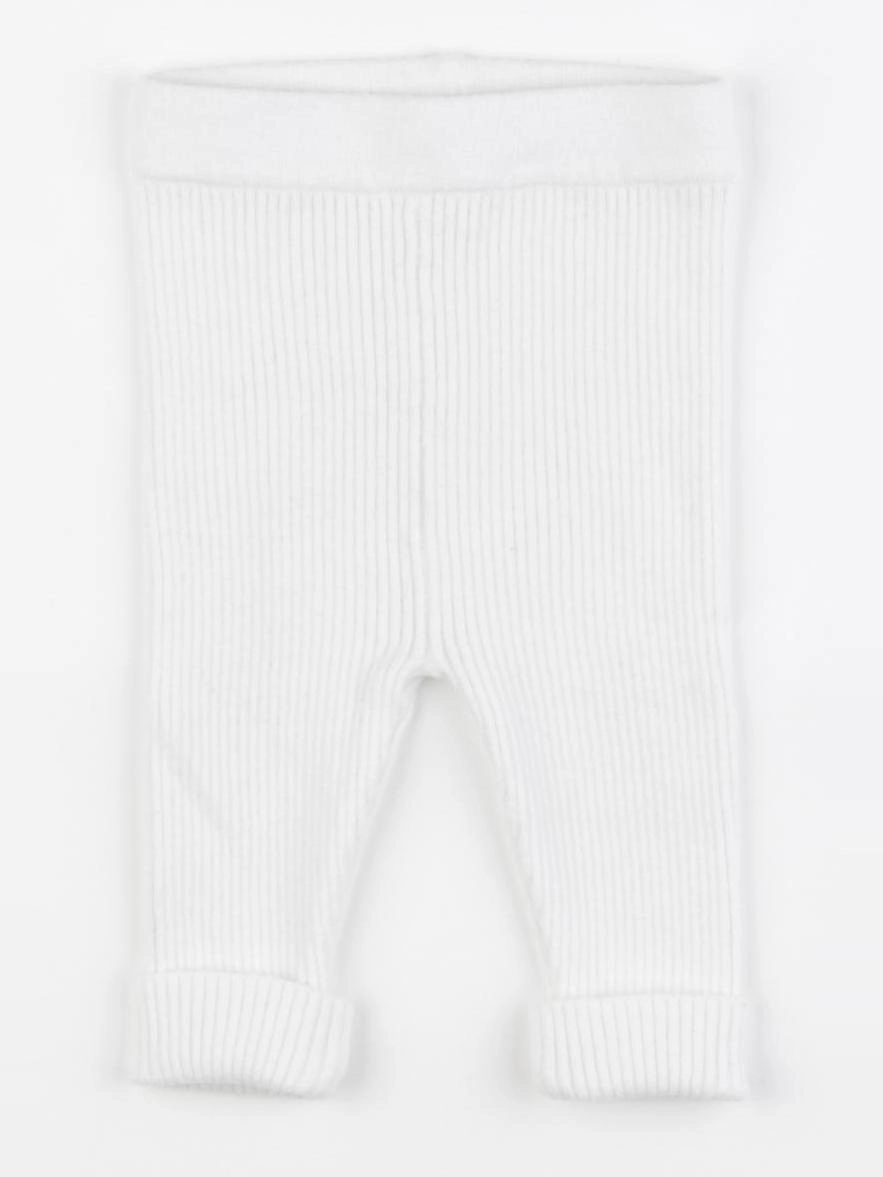 Vertbaudet - legging blanc - 1 mois