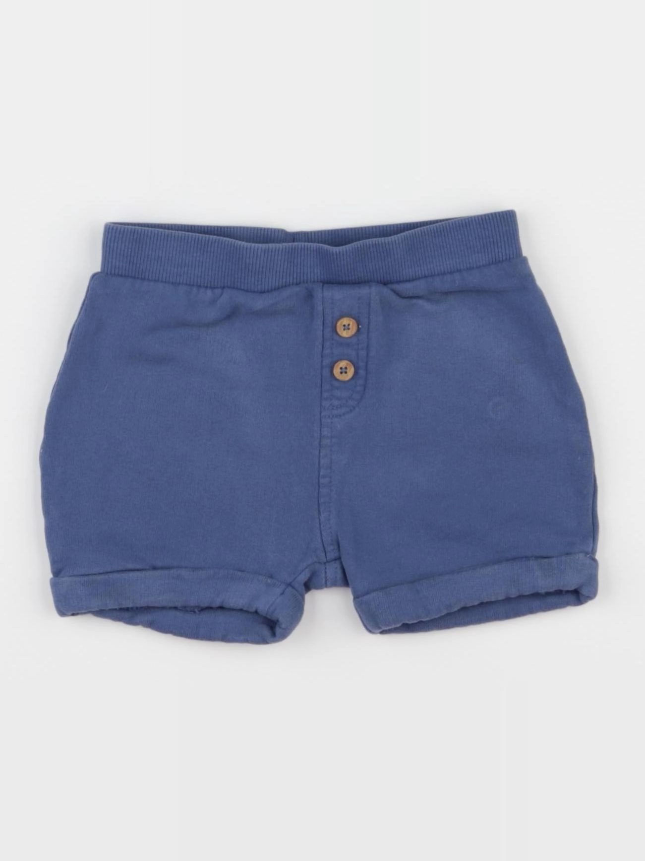 Vertbaudet - short bleu - 9 mois