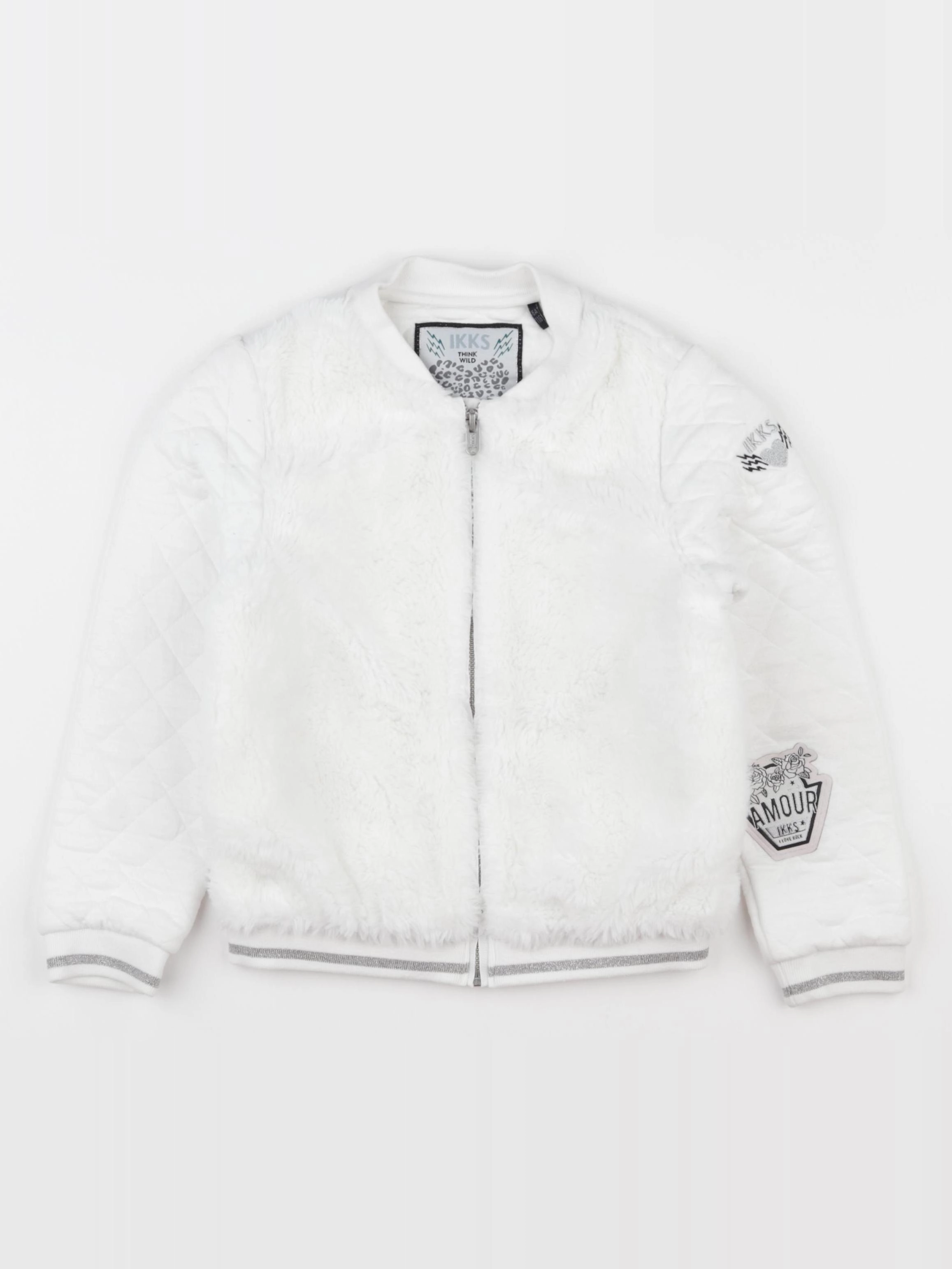IKKS - sweat blanc - 6 ans