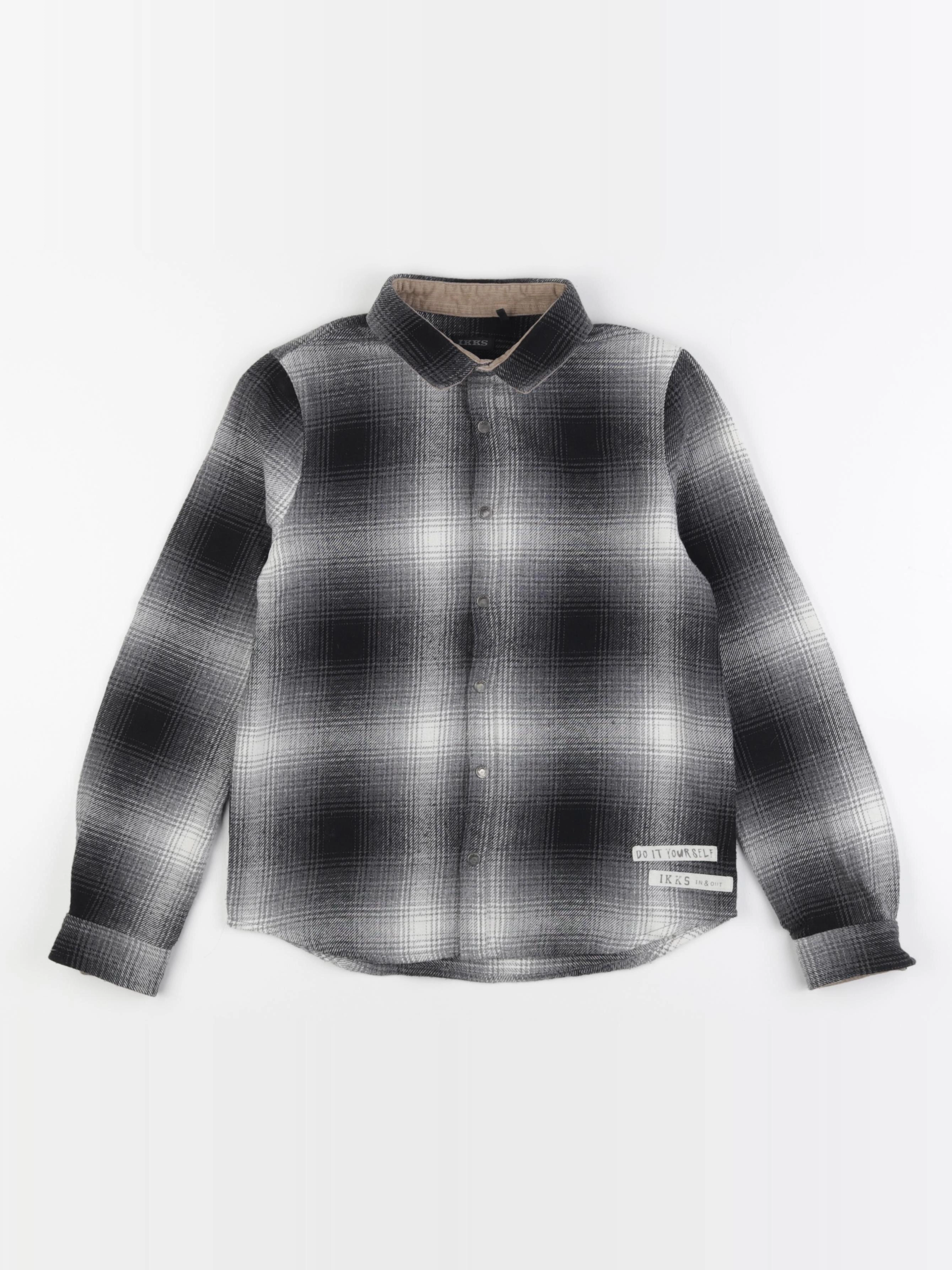 IKKS - chemise gris - 10 ans