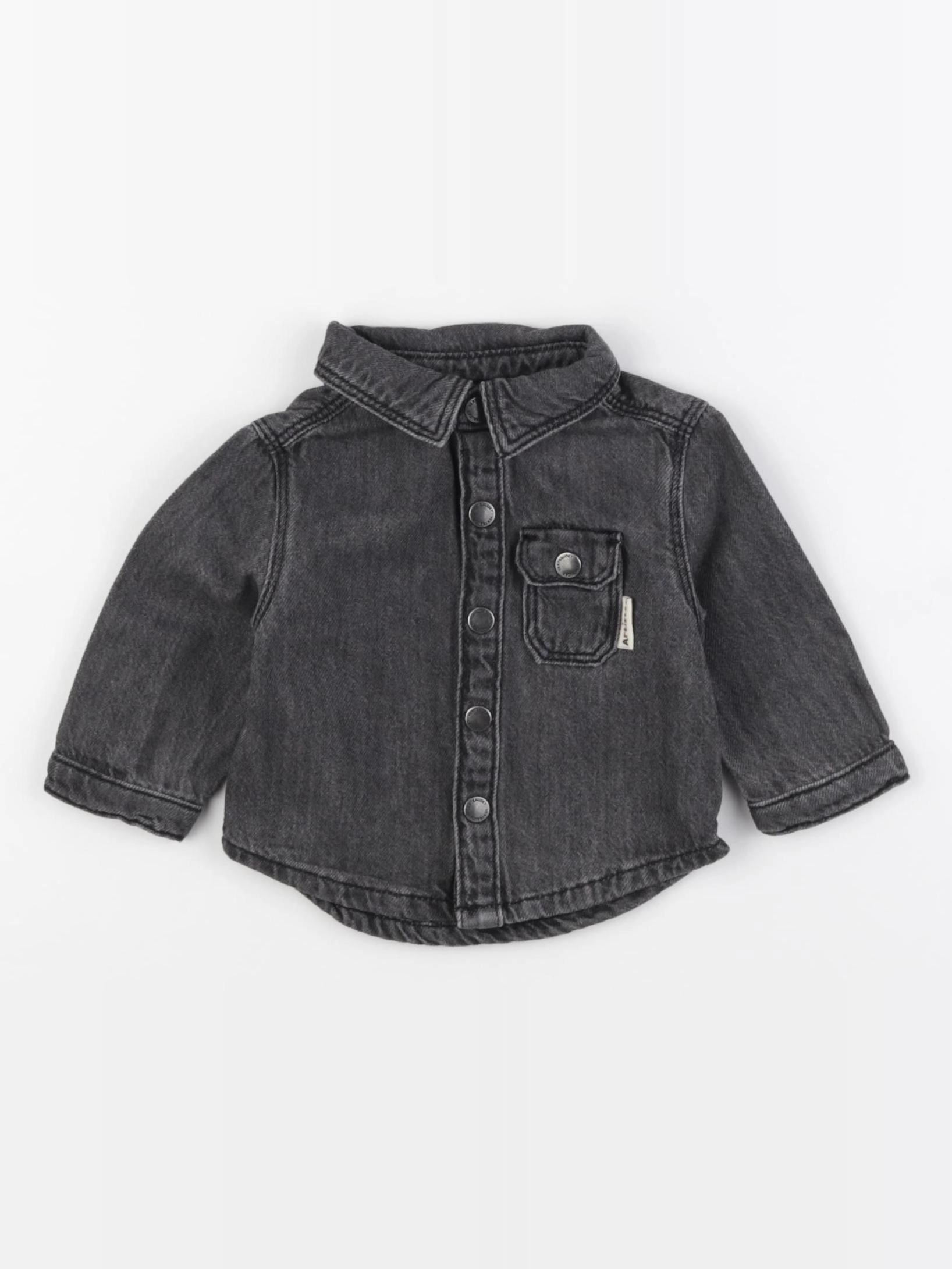 Vertbaudet - chemise noir - 3 mois