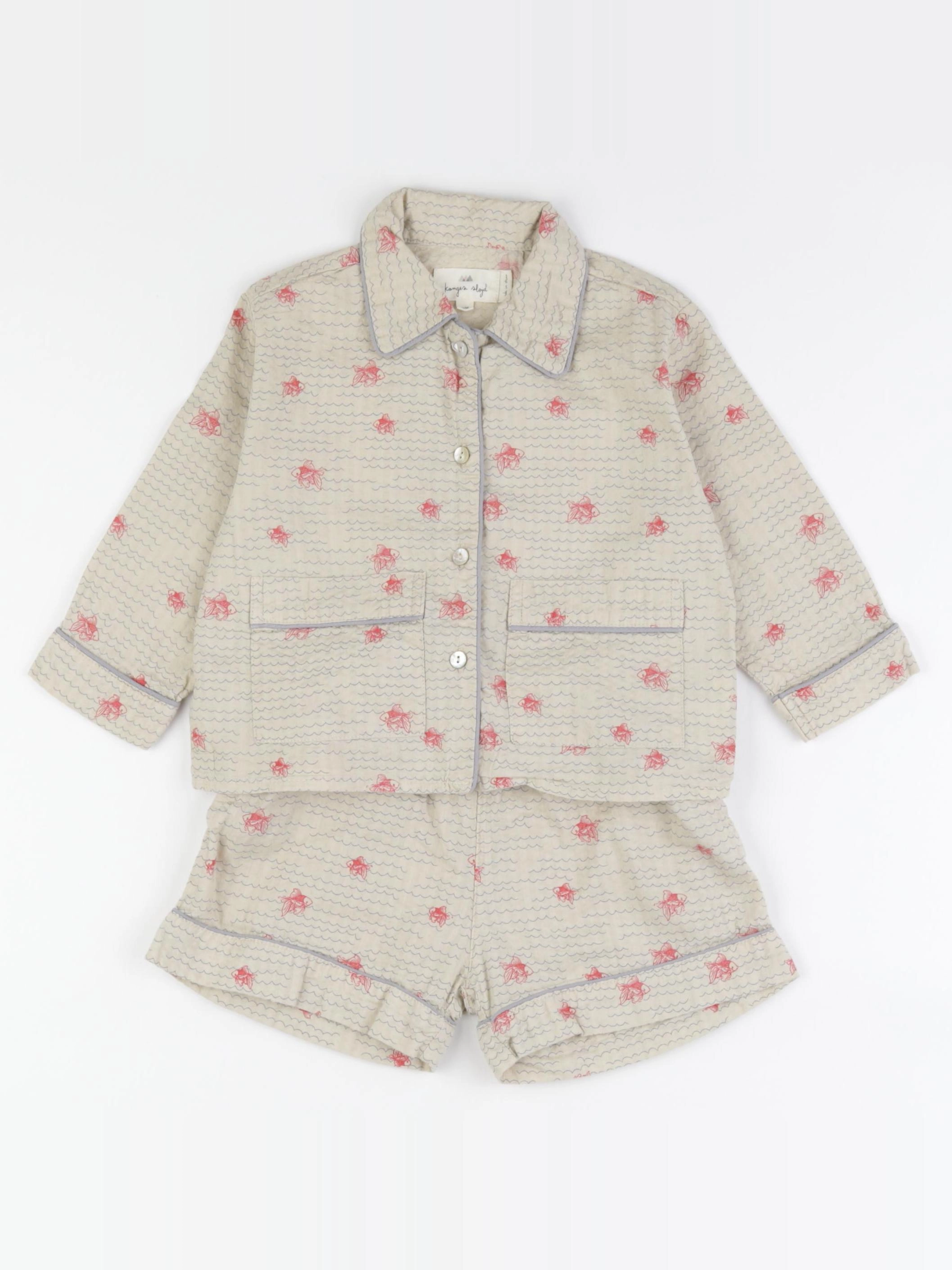 Konges slojd - pyjama vert - 12 mois