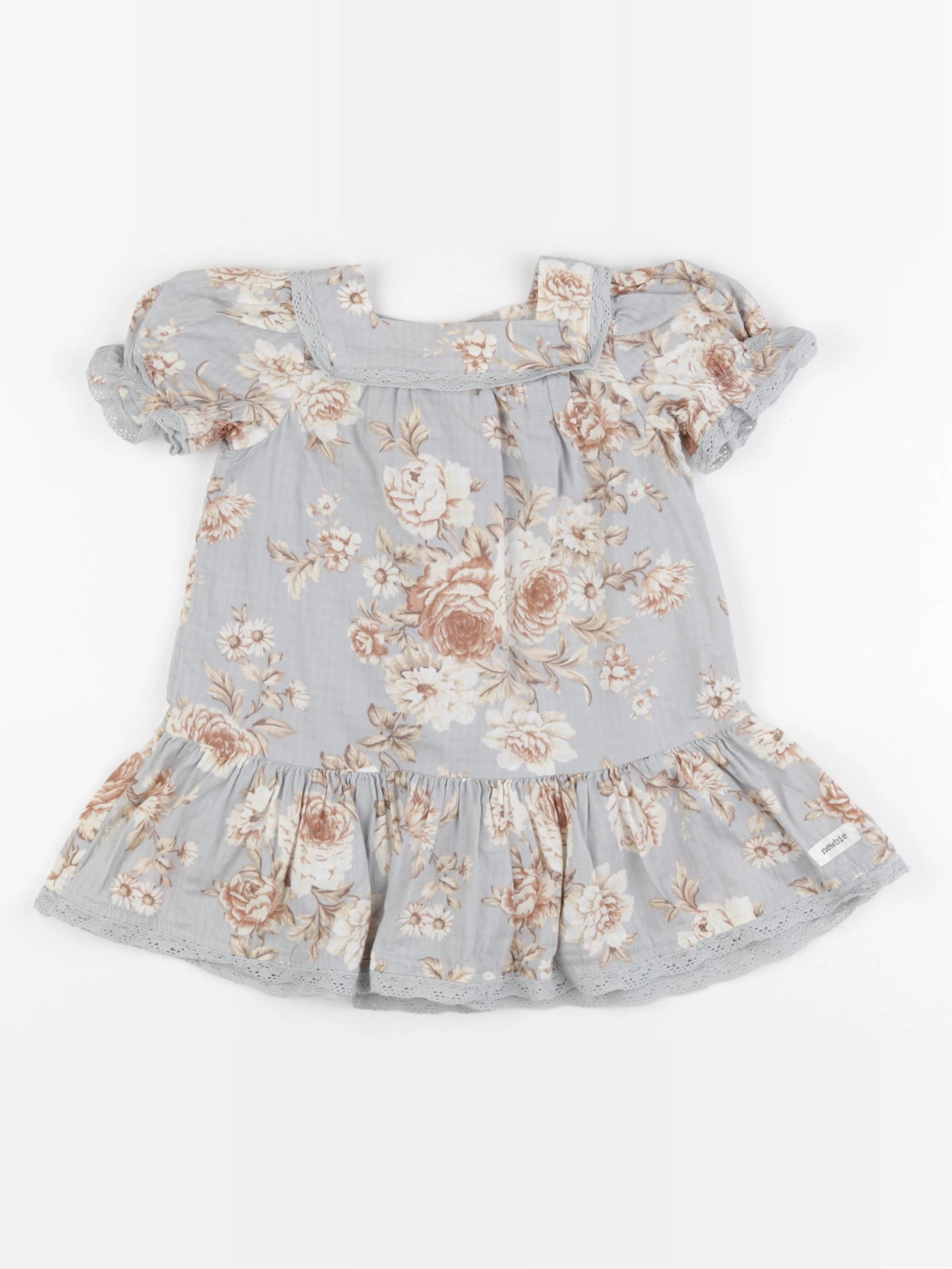 Newbie - robe bleu - 12/18 mois