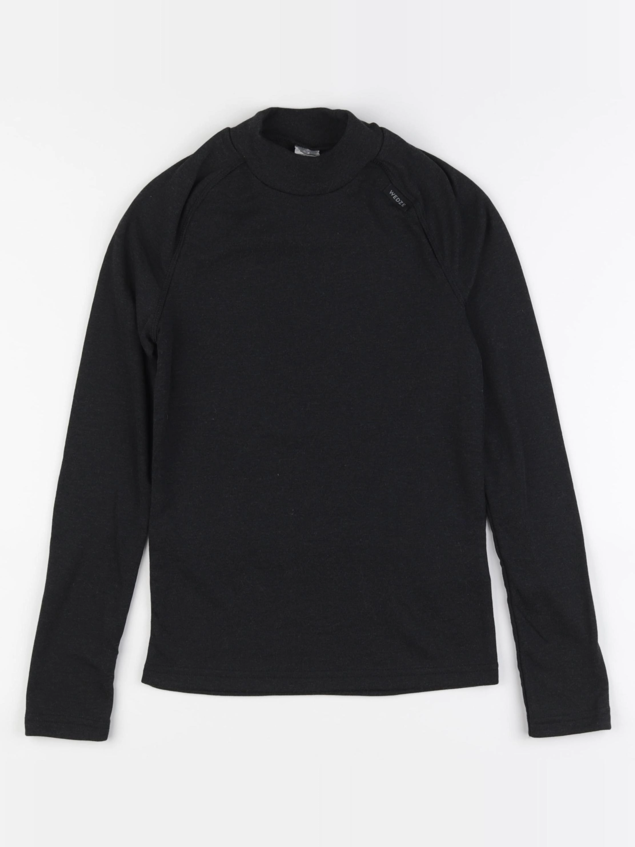 Decathlon ski - tee-shirt technique noir - 12 ans