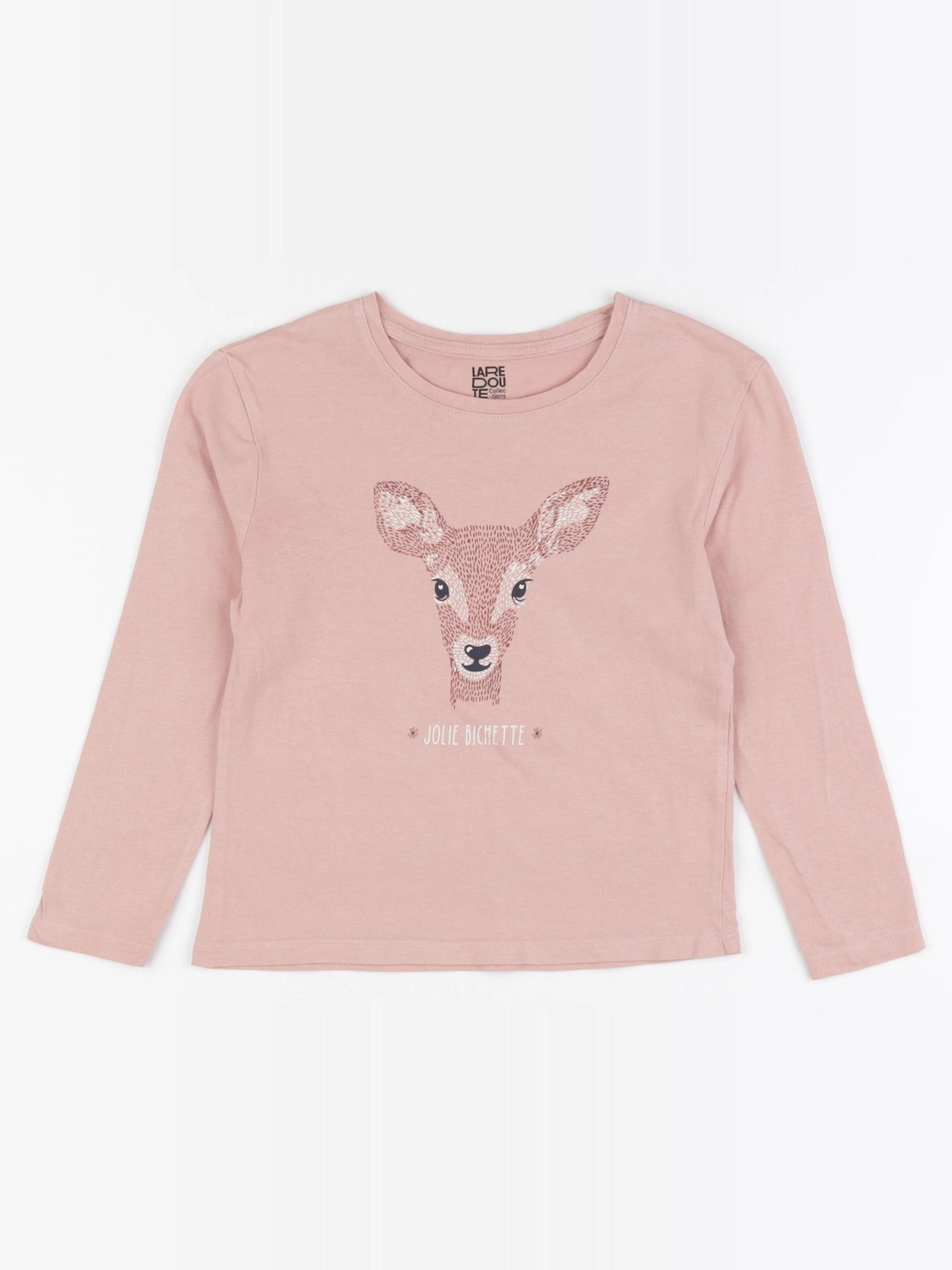 La Redoute - tee-shirt rose - 6 ans
