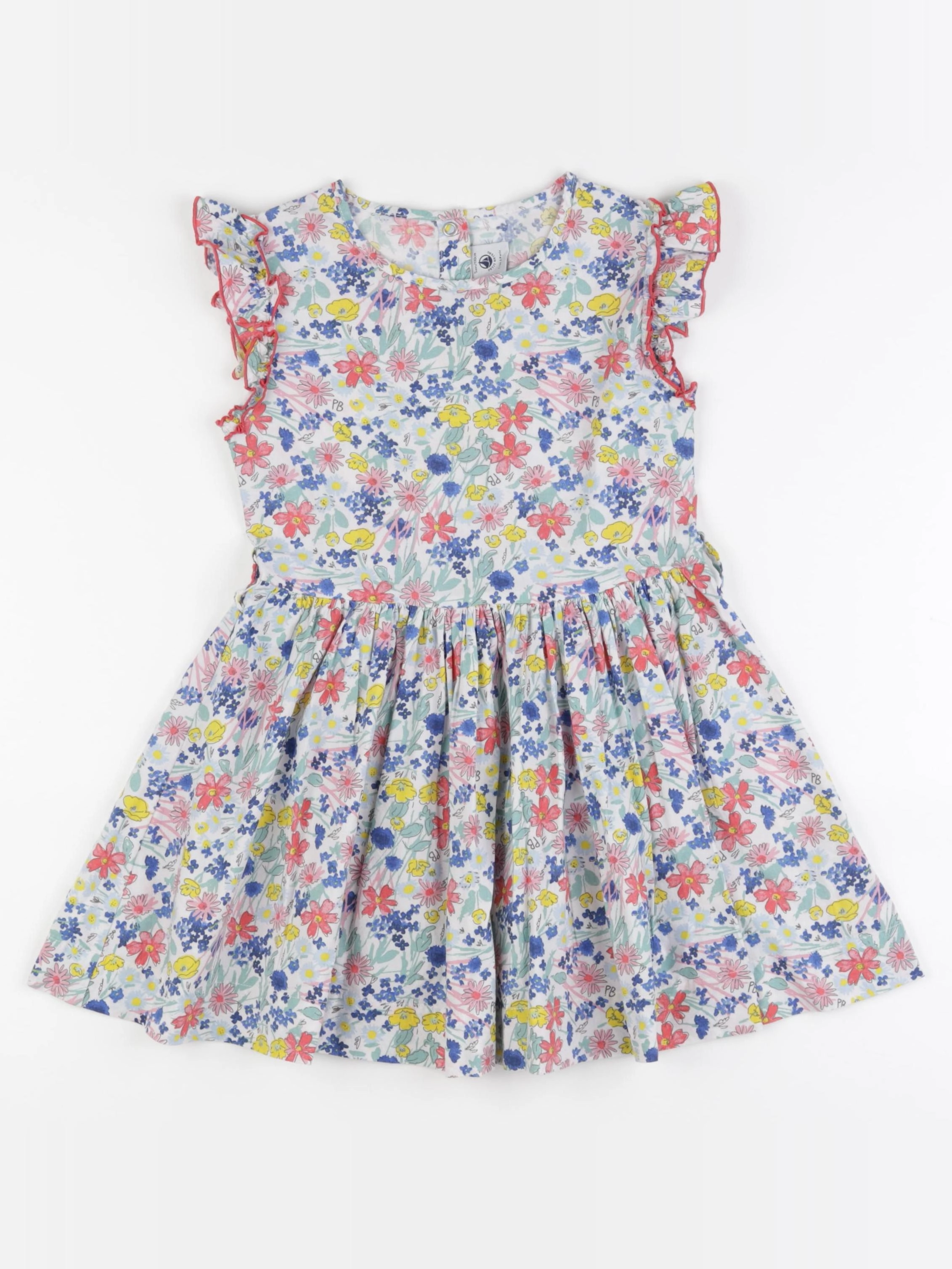 Petit Bateau - robe multicolore - 5 ans