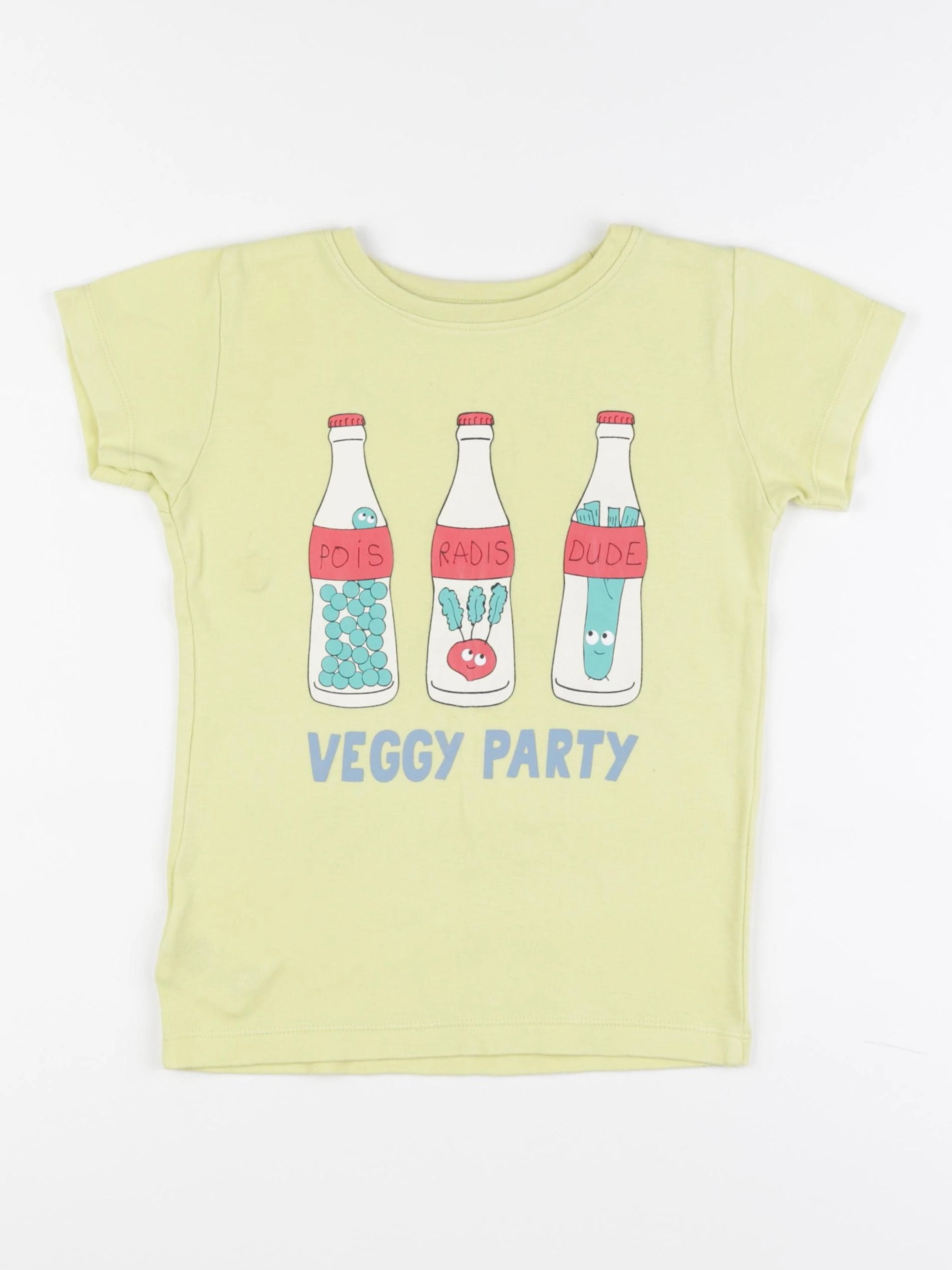 La queue du chat - tee-shirt jaune - 6 ans