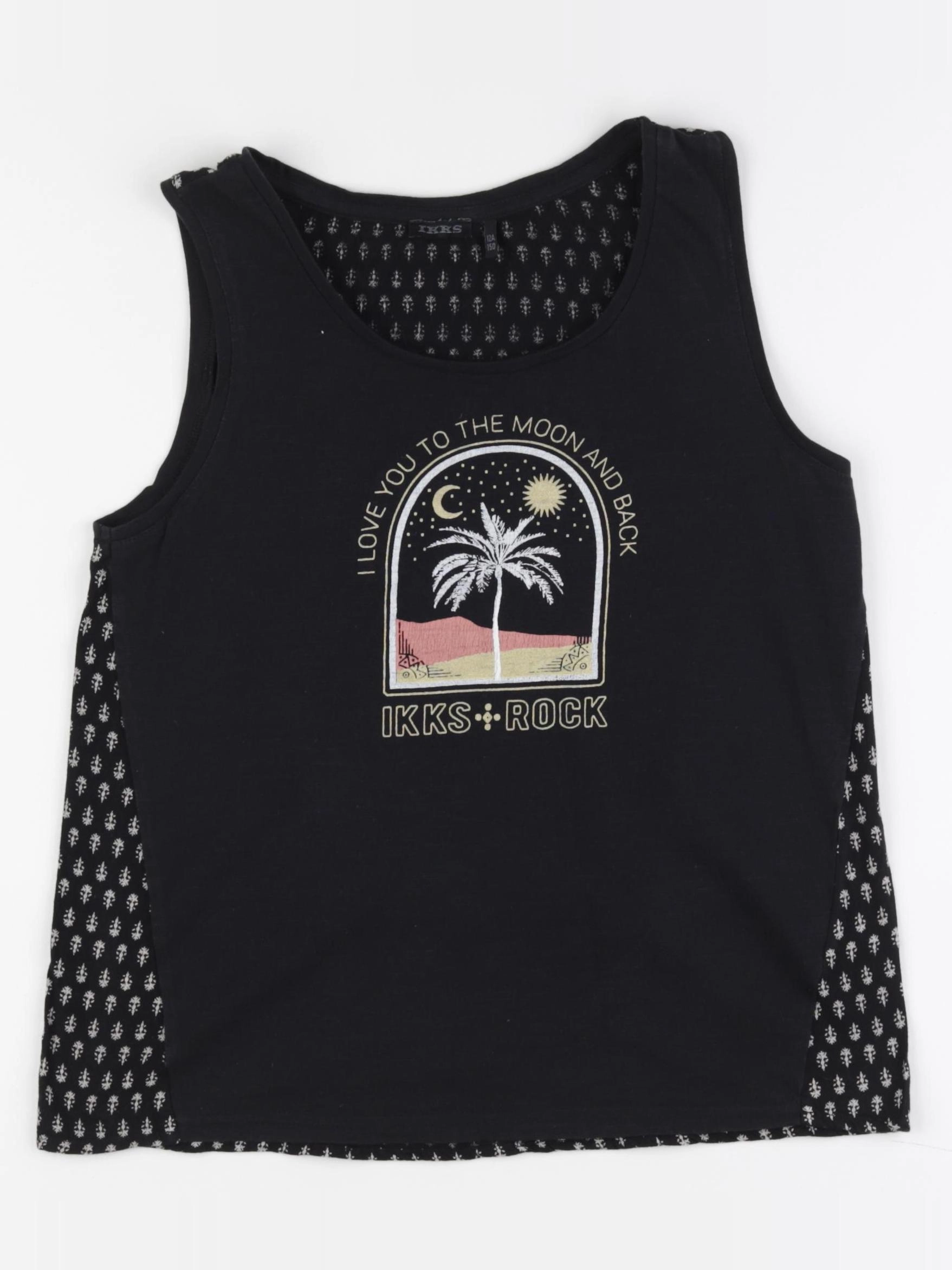 IKKS - débardeur noir - 12 ans