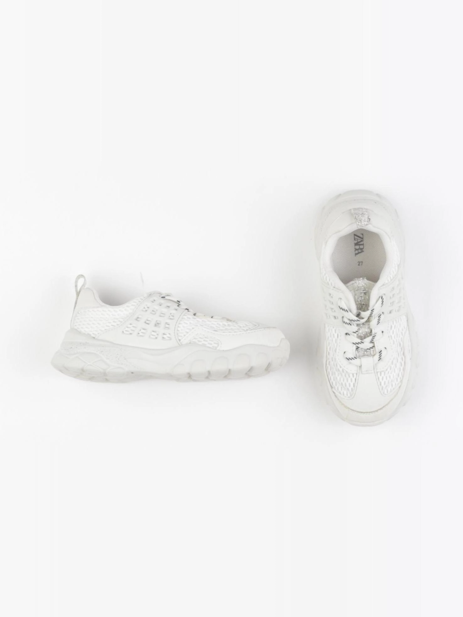 Zara - baskets blanc - pointure 27