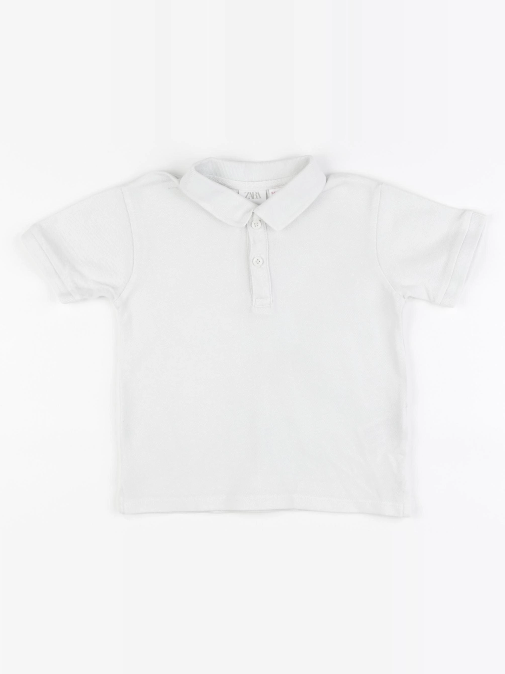 Zara - polo blanc - 3 ans