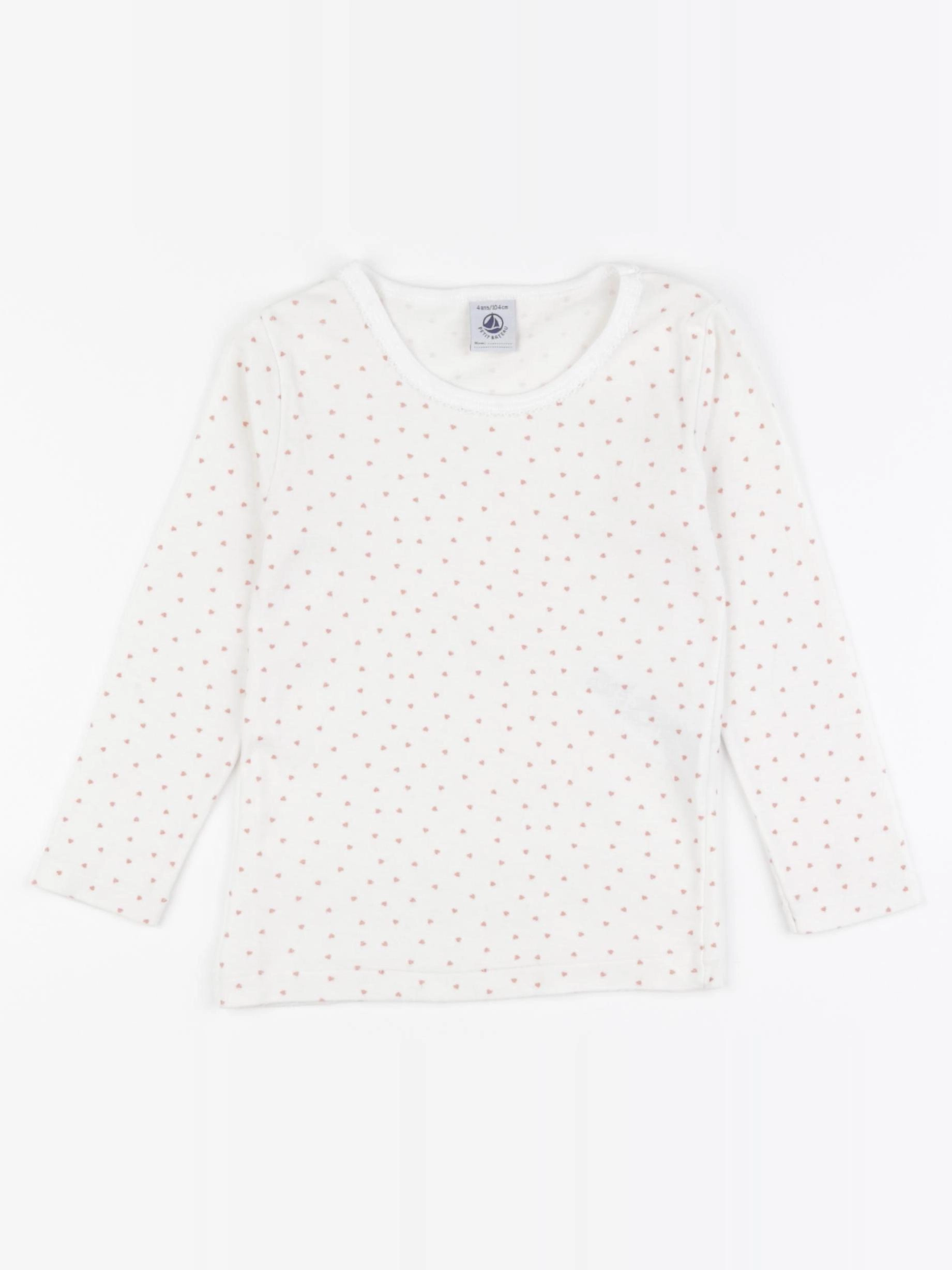 Petit Bateau - maillot de corps blanc - 4 ans