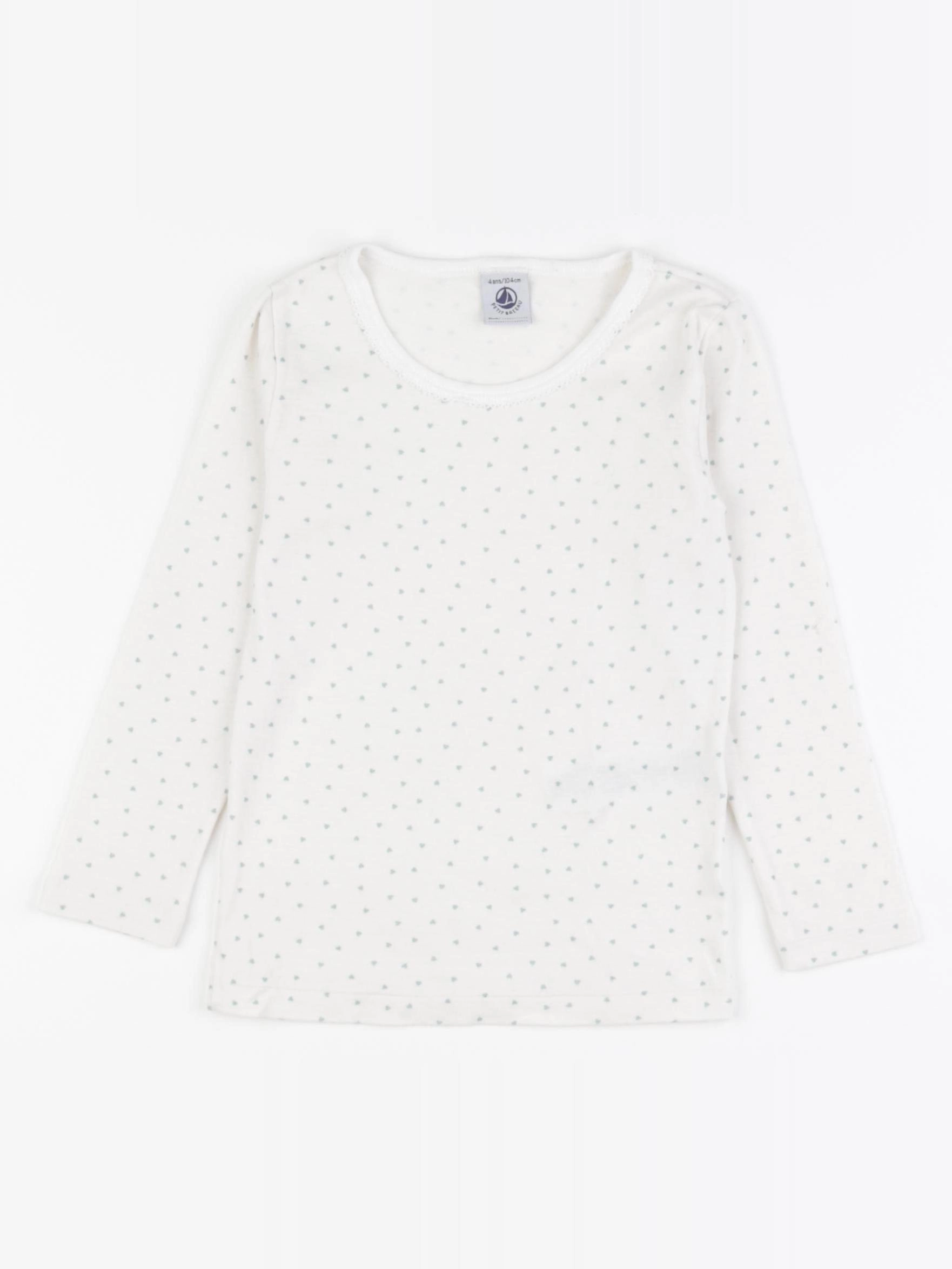 Petit Bateau - maillot de corps blanc - 4 ans