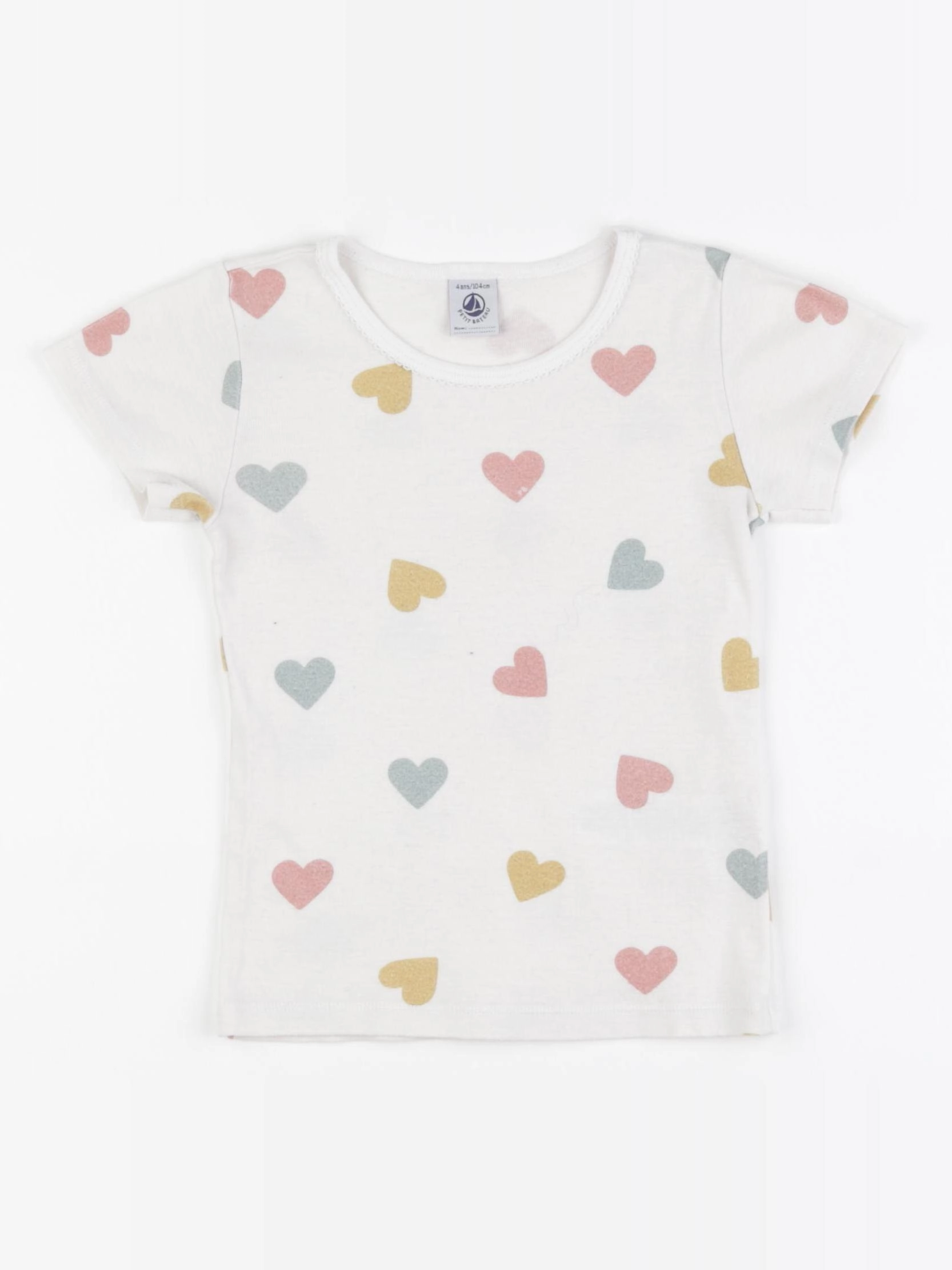 Petit Bateau - maillot de corps multicolore - 4 ans